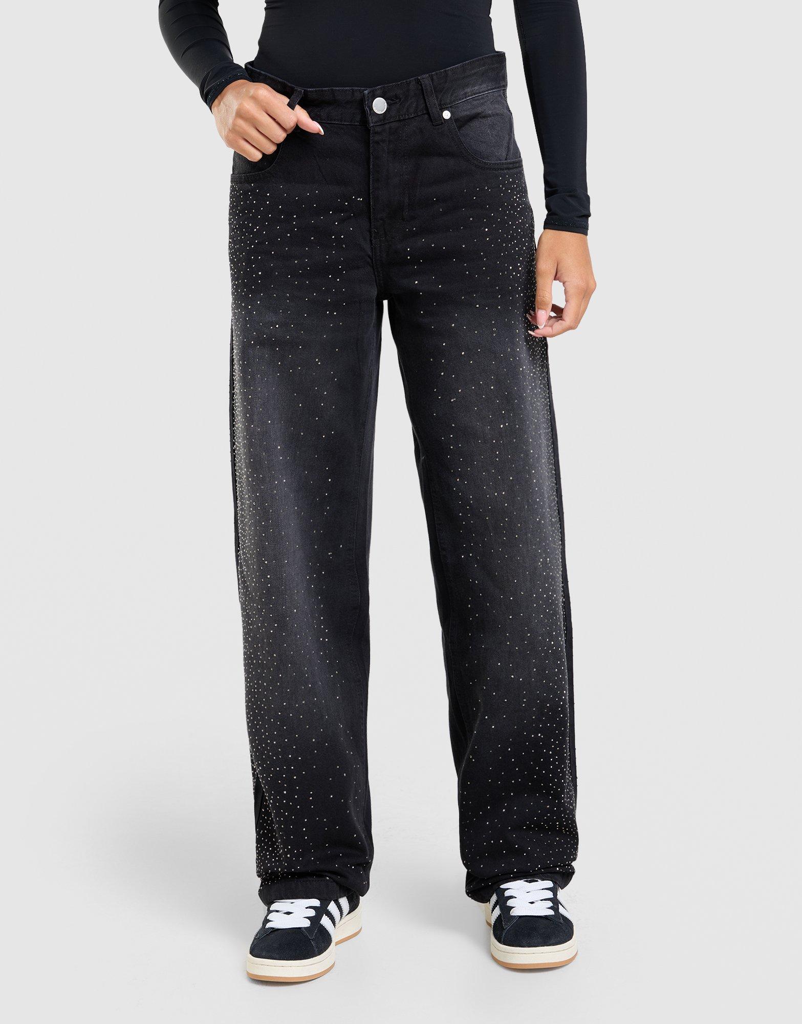 Unlike Humans Diamante Jeans