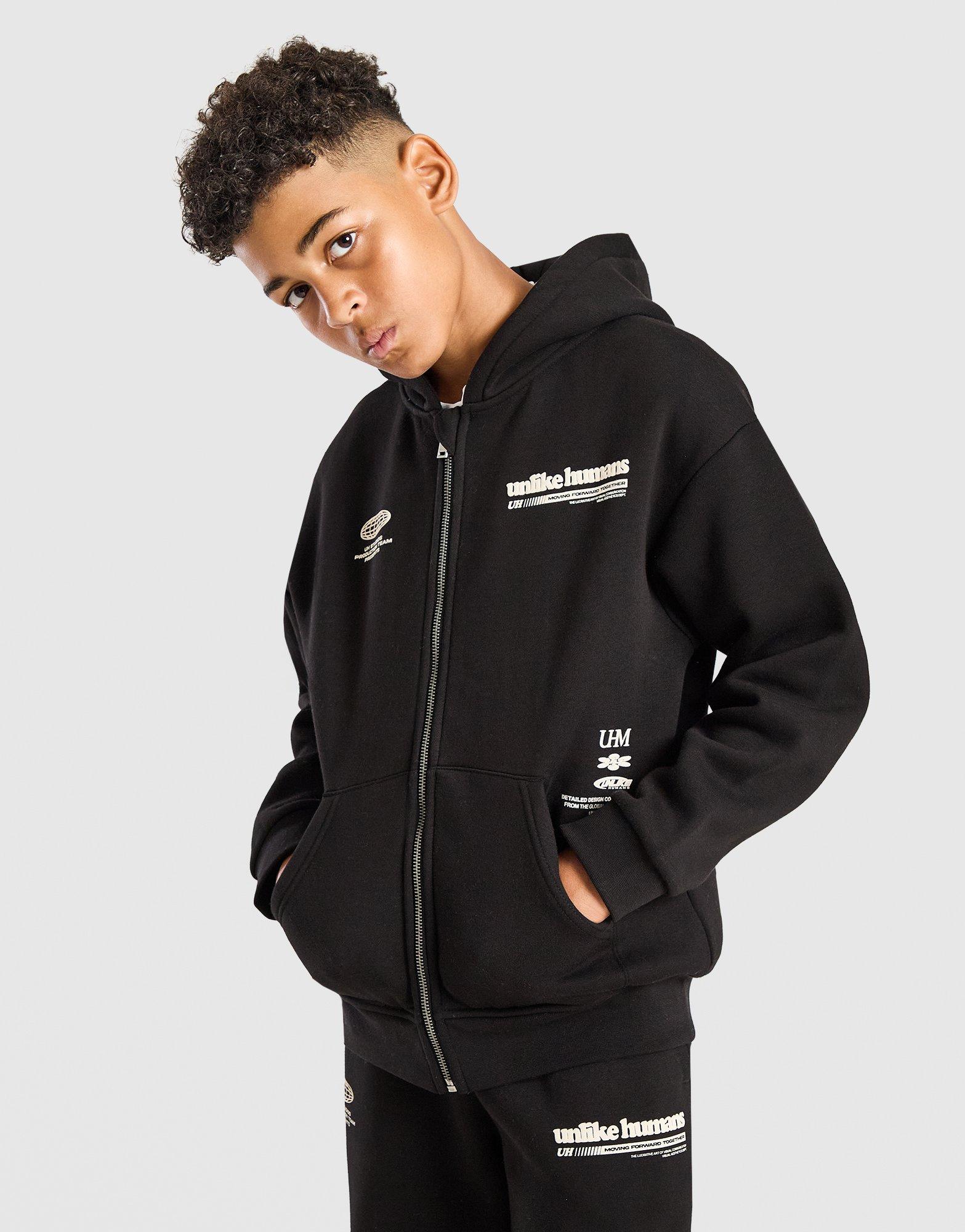 Unlike Humans Highgrade Full Zip Hoodie Junior