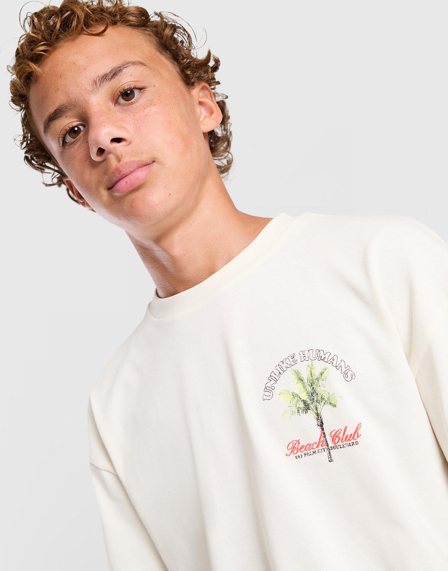 Unlike Humans Palm Tree T-Shirt Junior