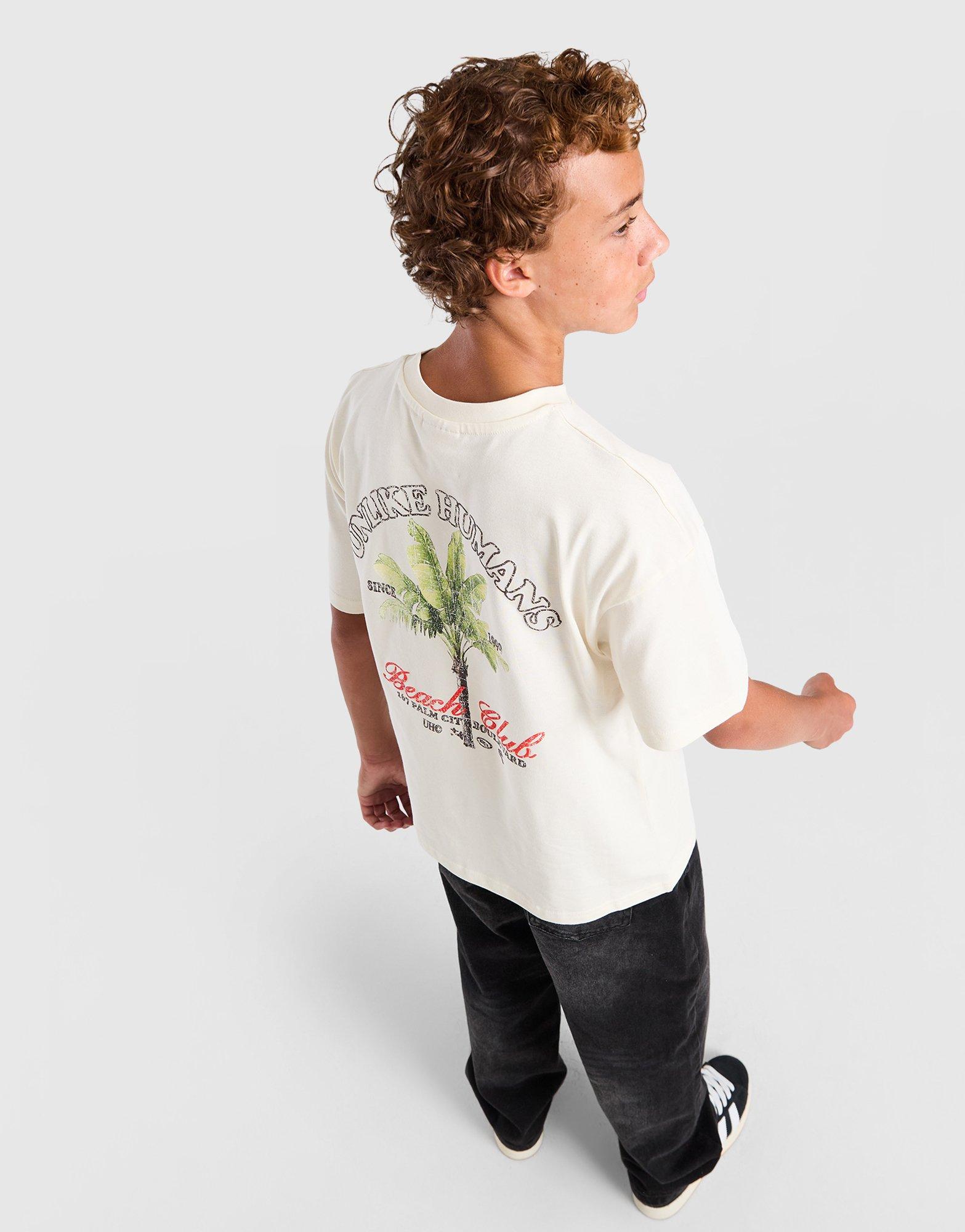 Unlike Humans Palm Tree T-Shirt Kinder