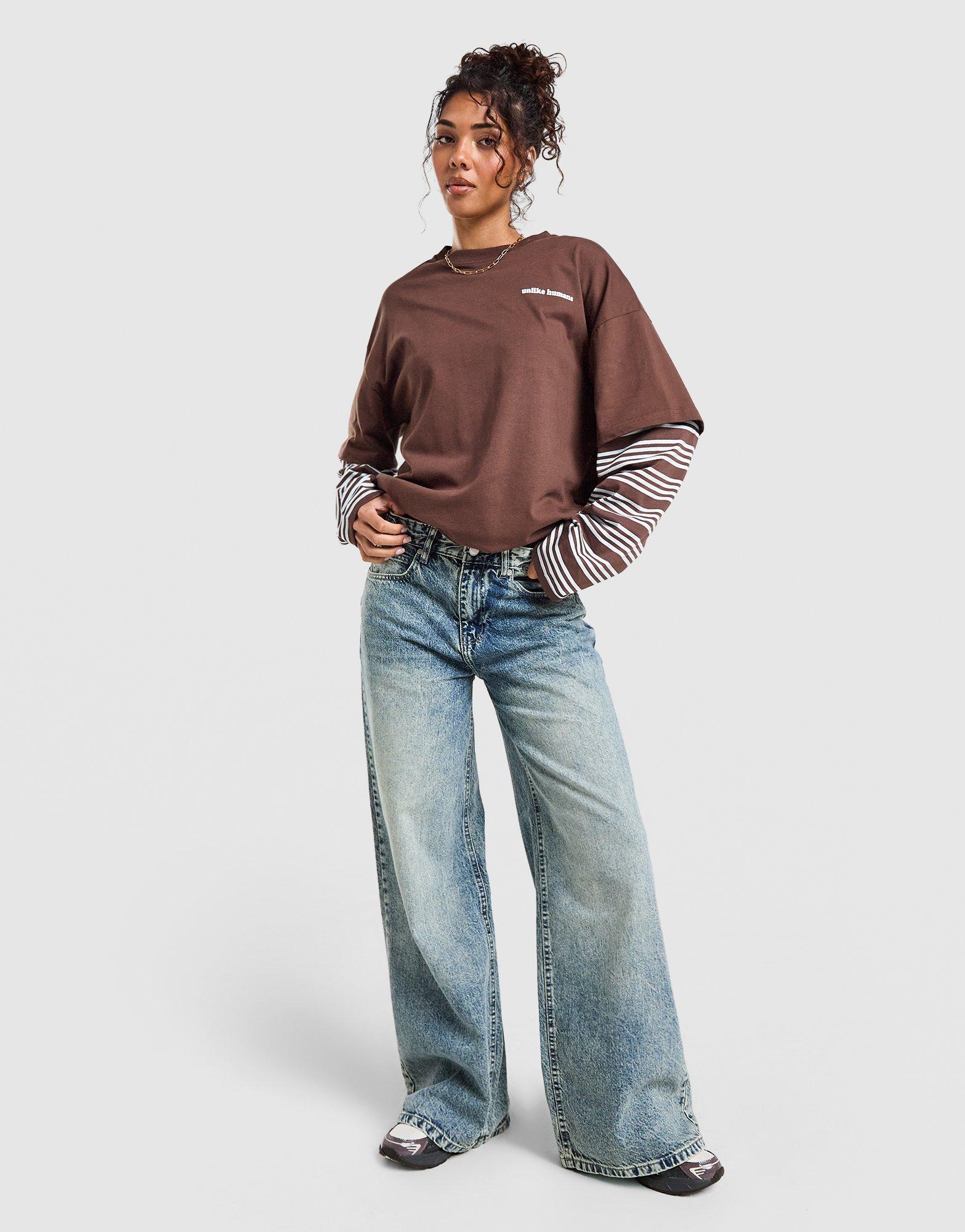 Unlike Humans Gena Mock Long Sleeve T-Shirt