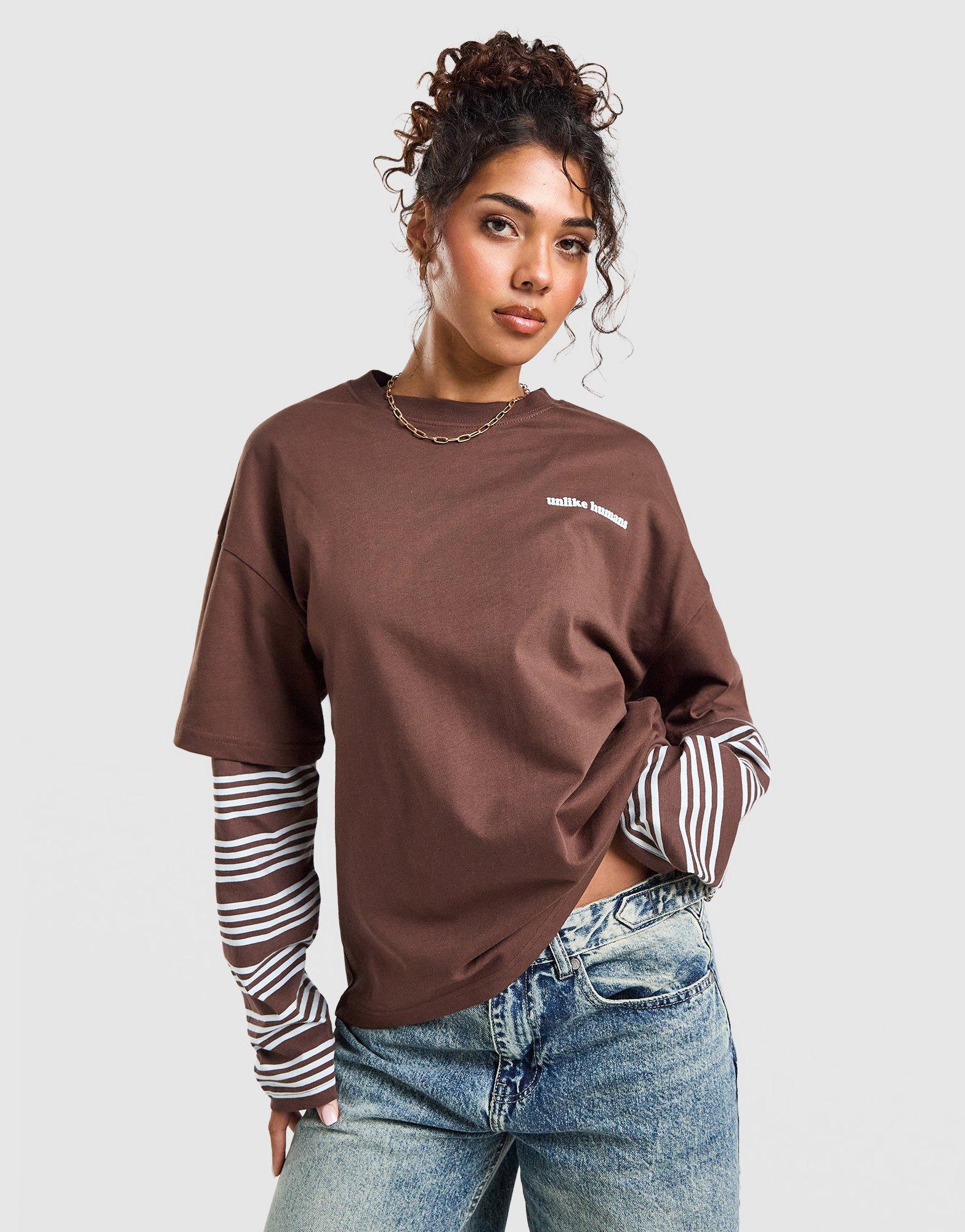 Unlike Humans Gena Mock Long Sleeve T-Shirt