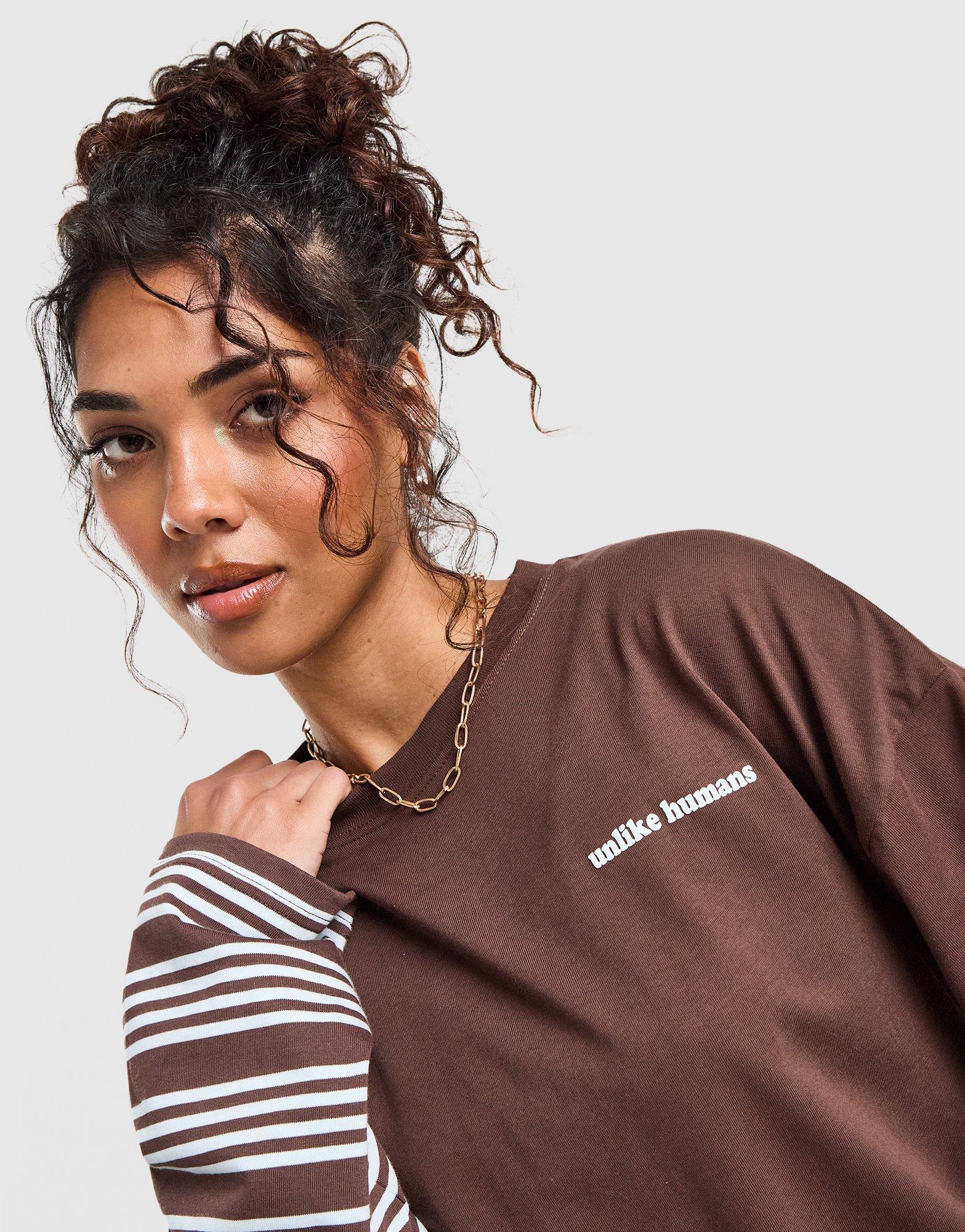Unlike Humans Gena Mock Long Sleeve T-Shirt