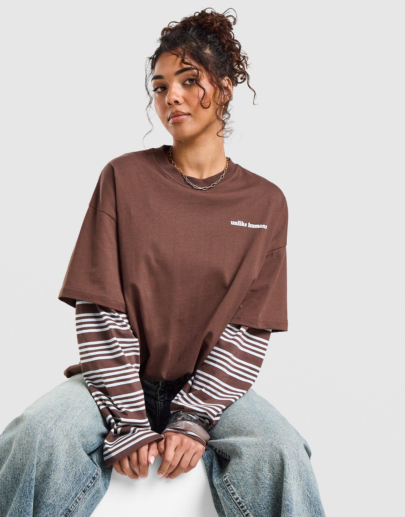 Unlike Humans Gena Mock Long Sleeve T-Shirt
