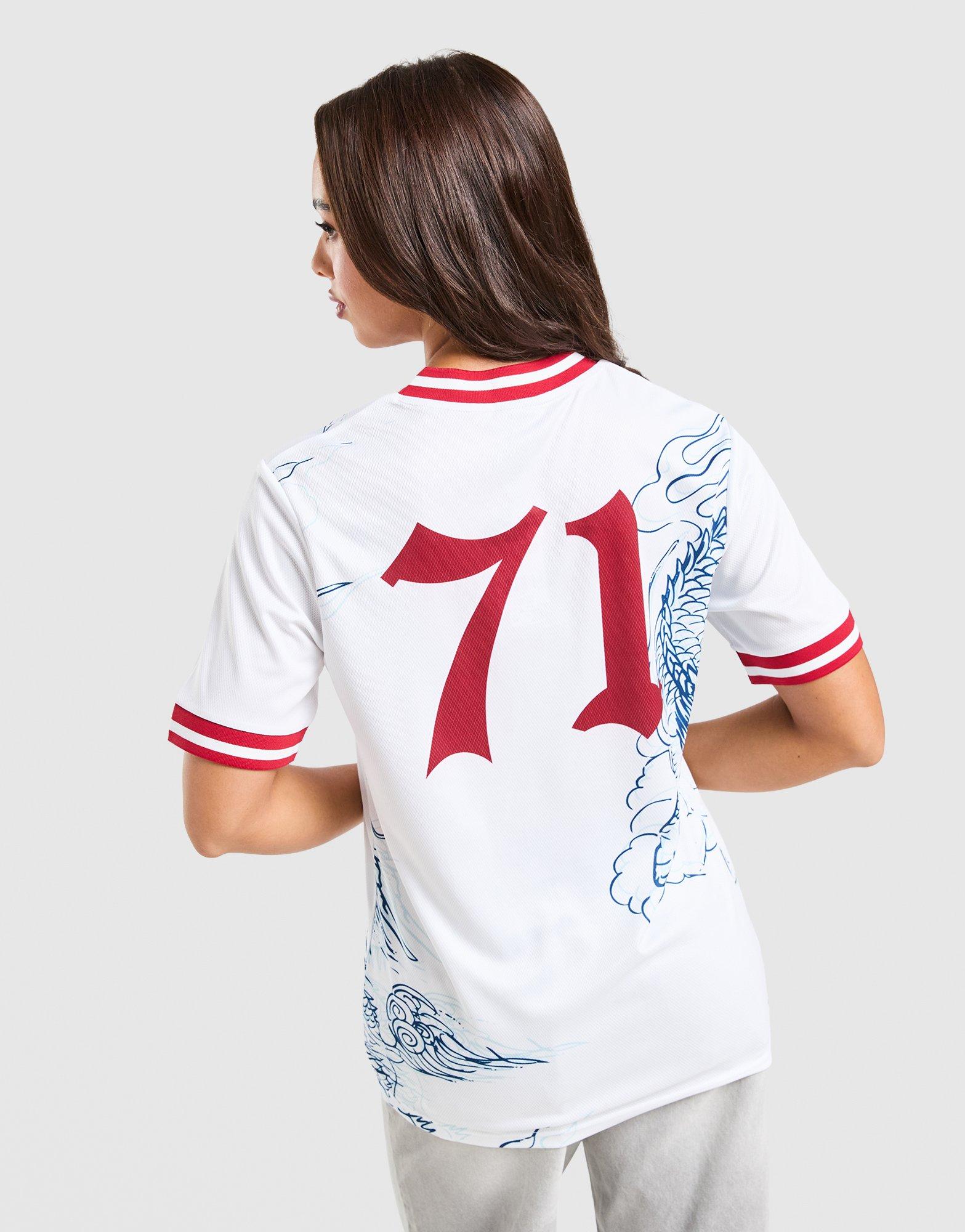Ed Hardy Soaring Dragon Football T-Shirt