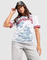 Ed Hardy Soaring Dragon Football T-Shirt