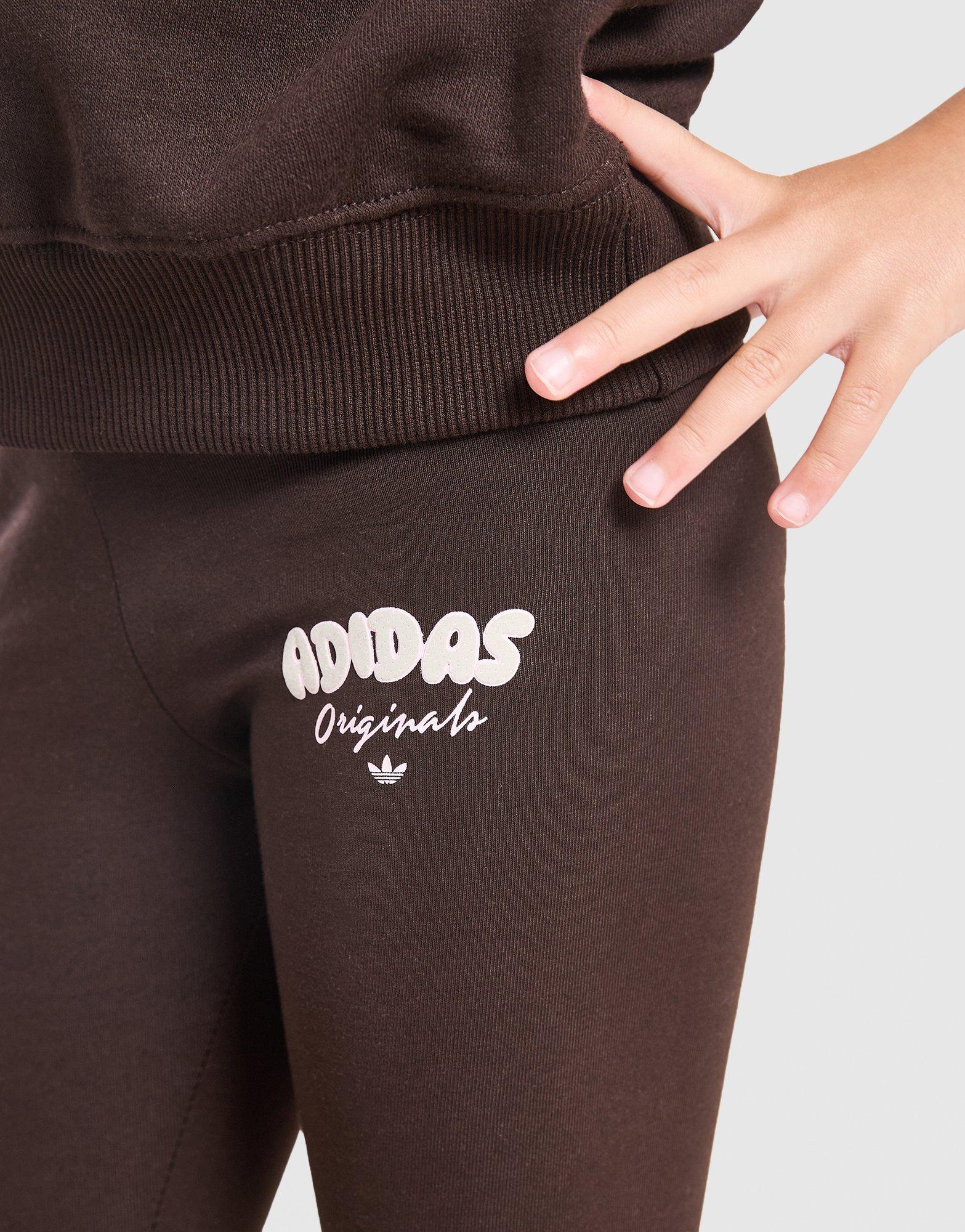 adidas Originals Girls' Polka Dot Crew Oberteil & Leggings Set Kleinkinder