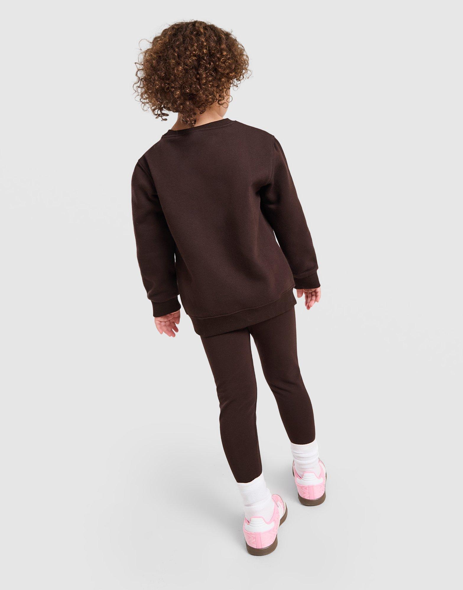 adidas Originals Girls' Polka Dot Crew Tracksuit Infant