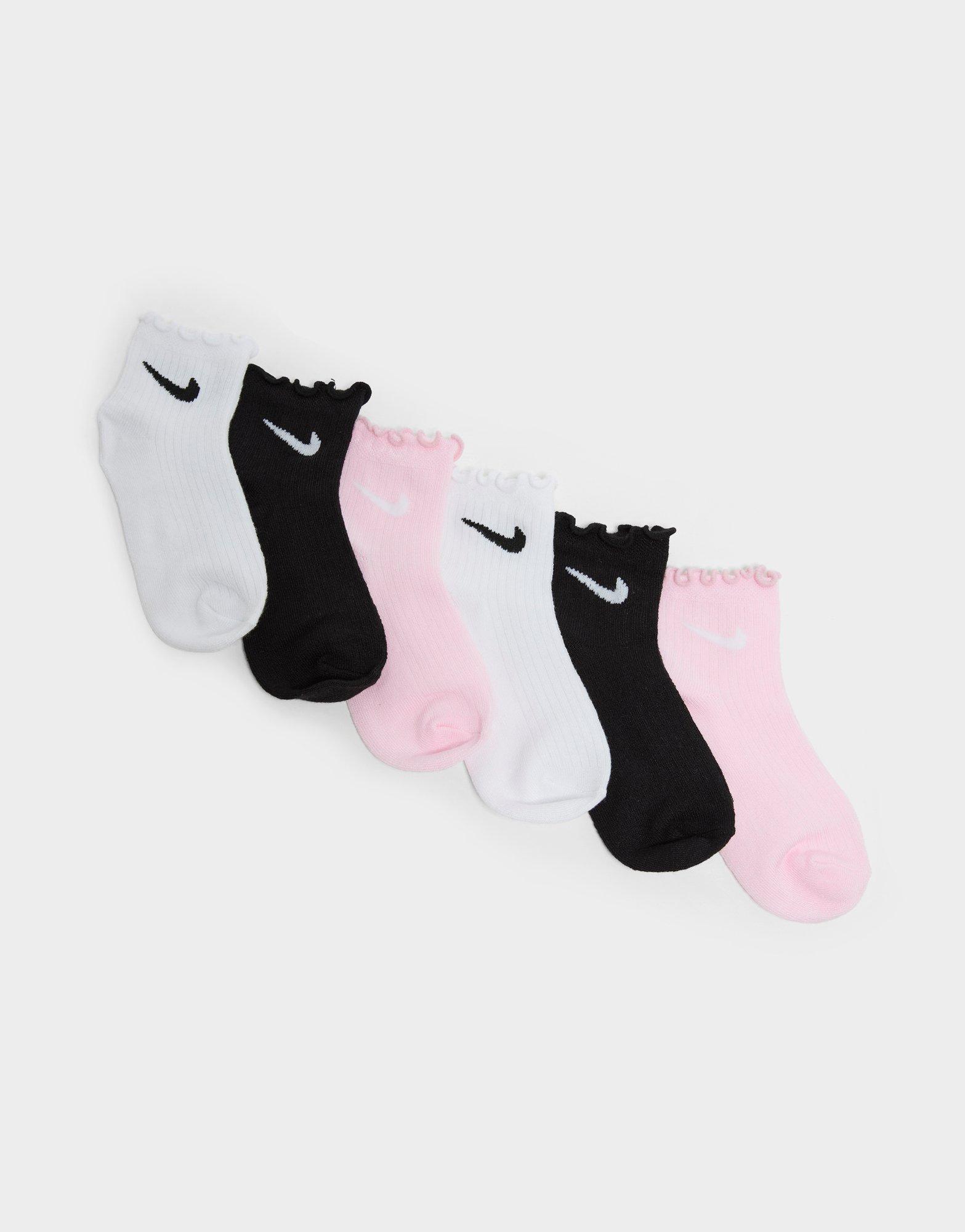 Nike 6-Pack Ruffle Ankle Socks Children