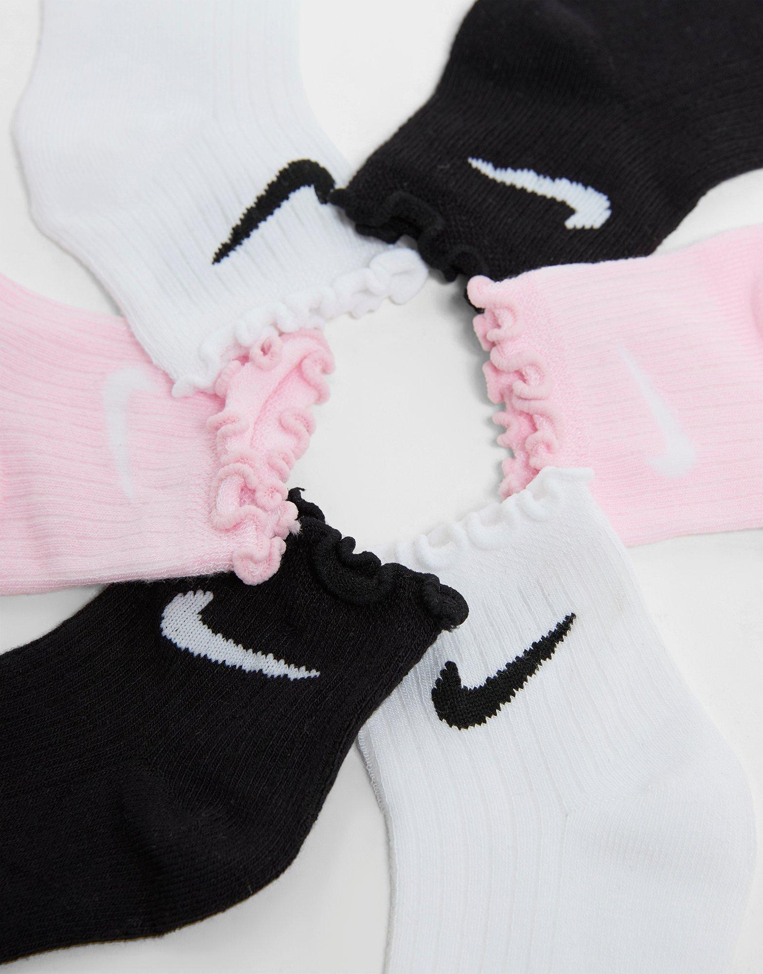 Nike 6-Pack Ruffle Ankle Socks Children