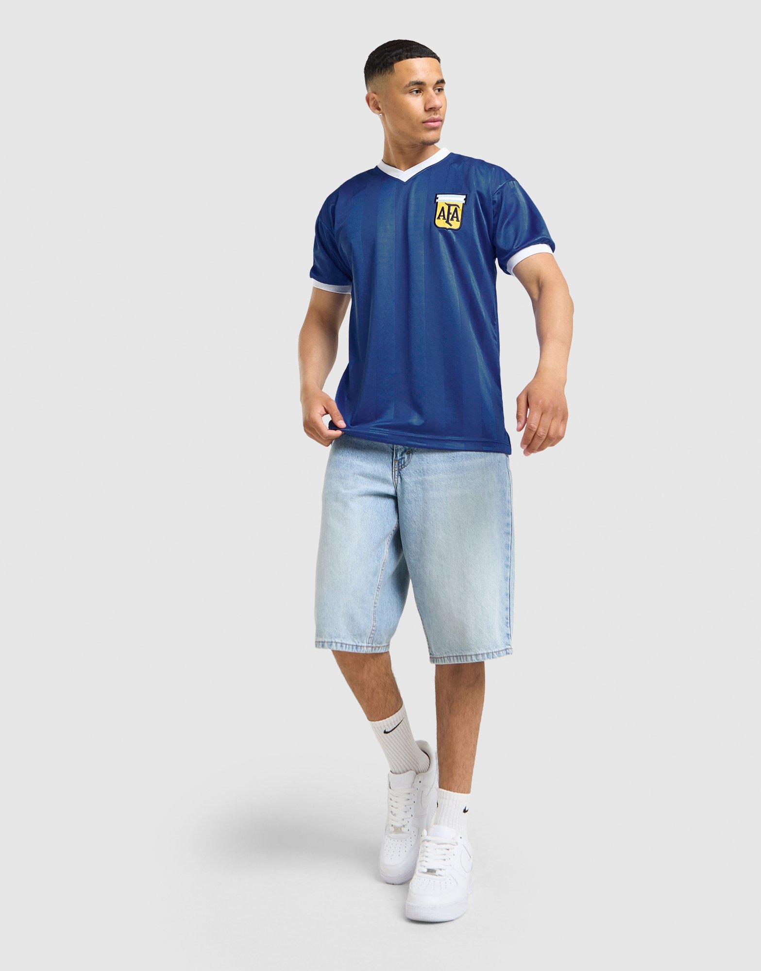 Score Draw Argentina 1986 World Cup Retro Shirt