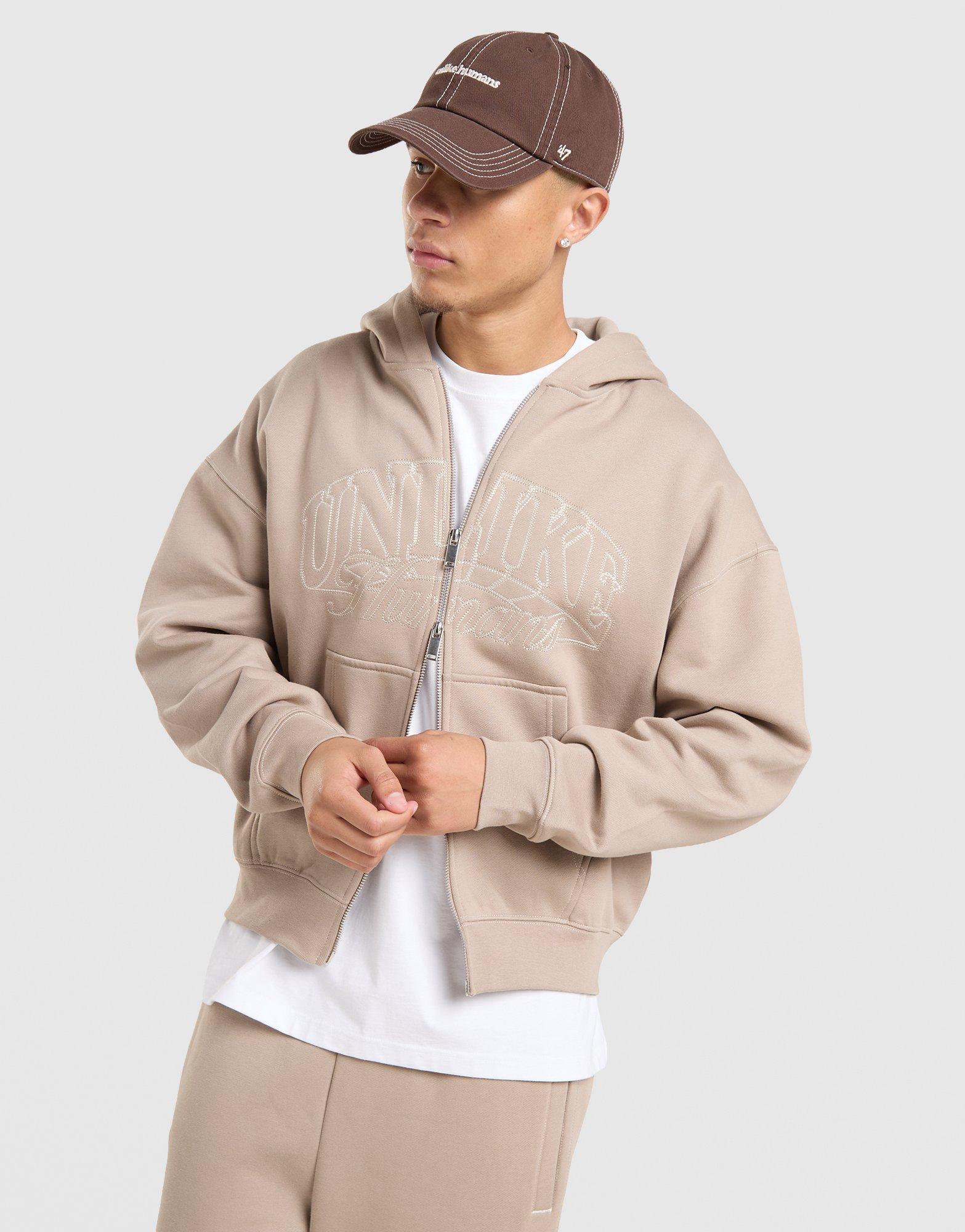 Unlike Humans Whitting Full Zip Hoodie