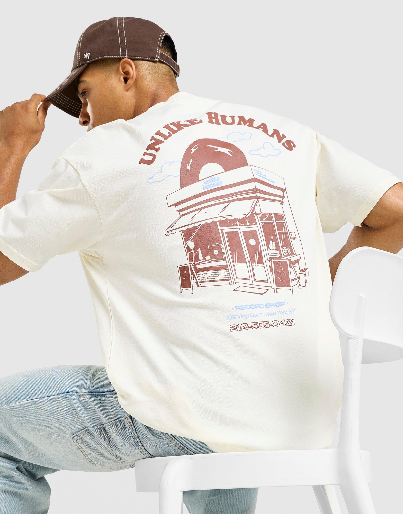 Unlike Humans Vinyl Graphic T-Shirt