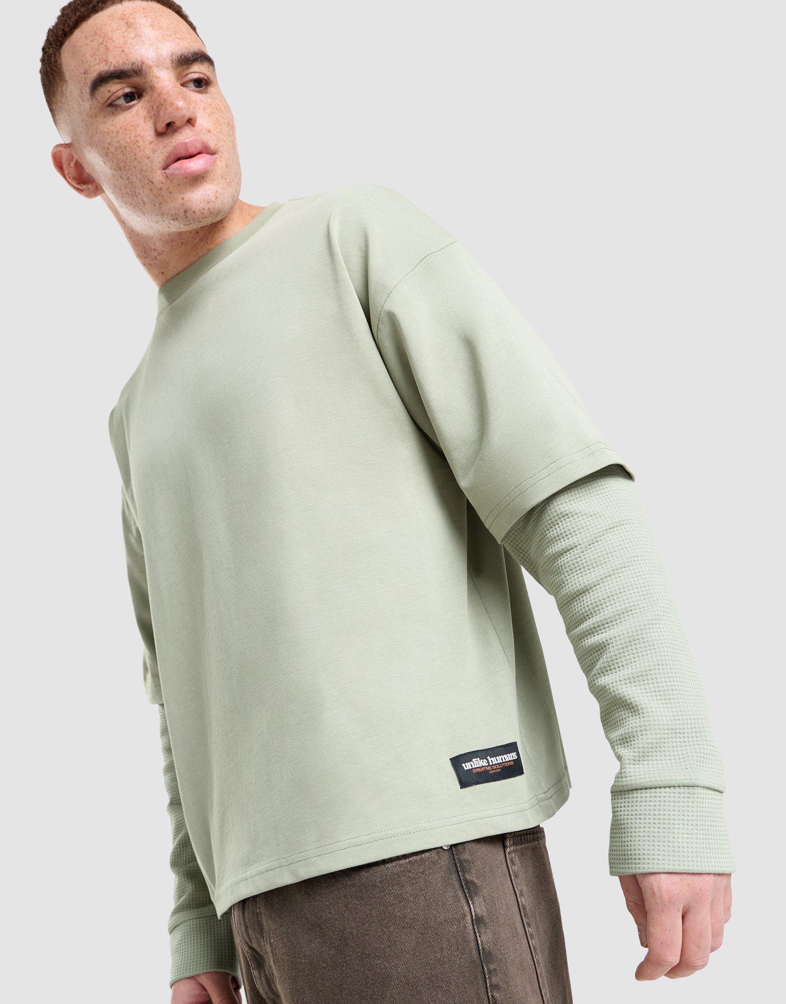Unlike Humans Whit Long Sleeve T-Shirt — photo 3