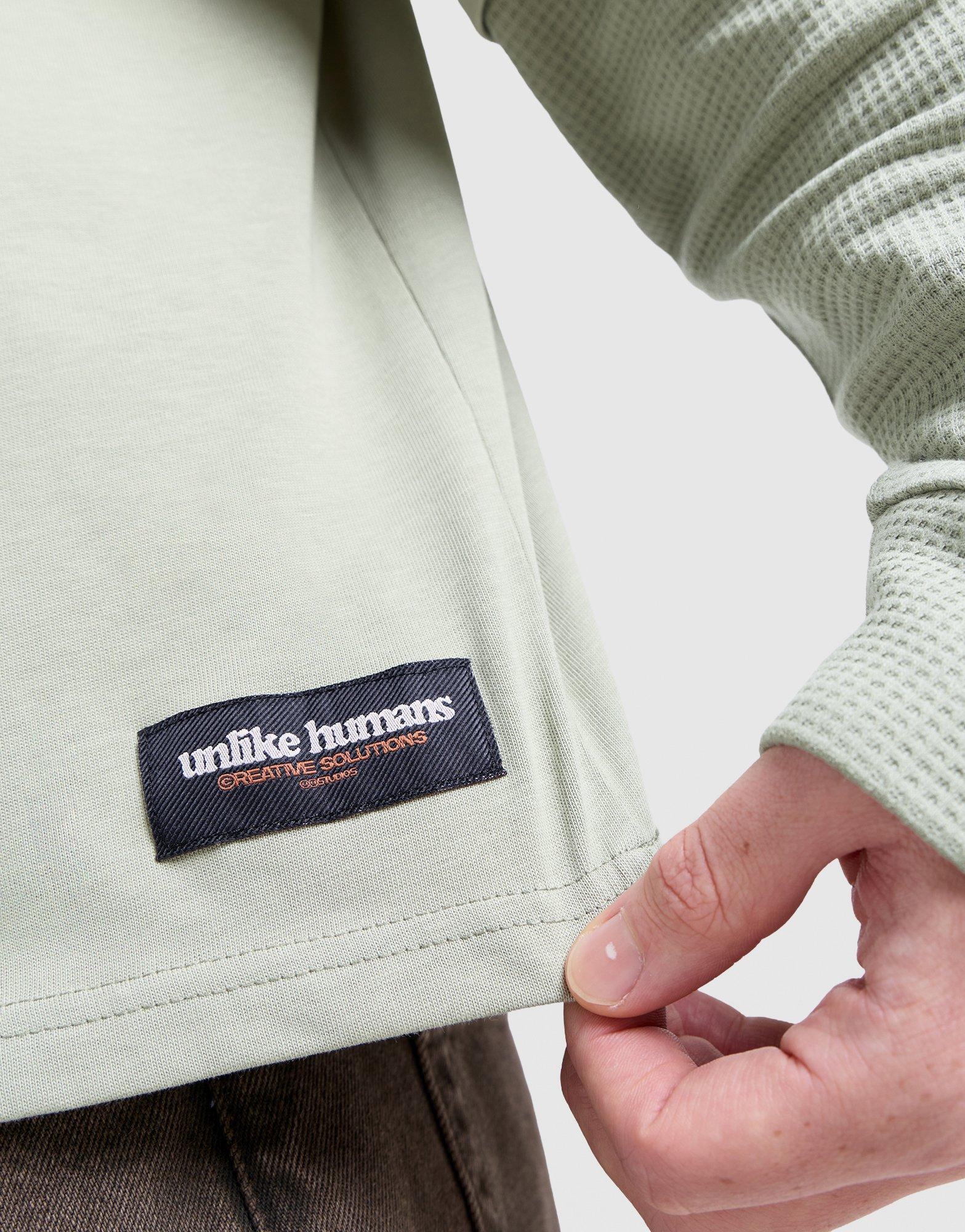 Unlike Humans Whit Long Sleeve T-Shirt — photo 4