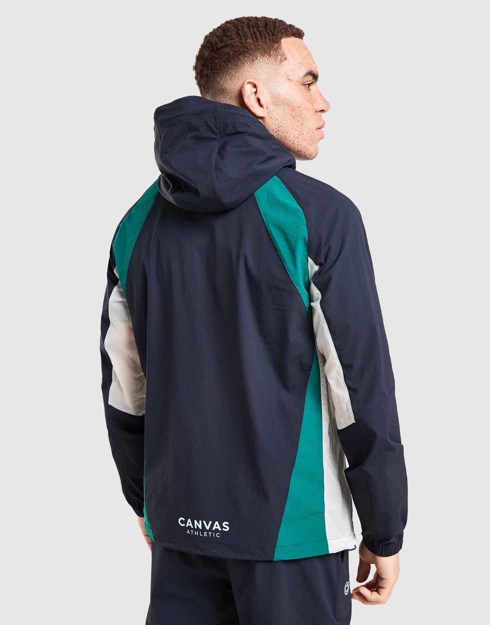 Canvas Athletic Tech Panel Windbreaker Jacket