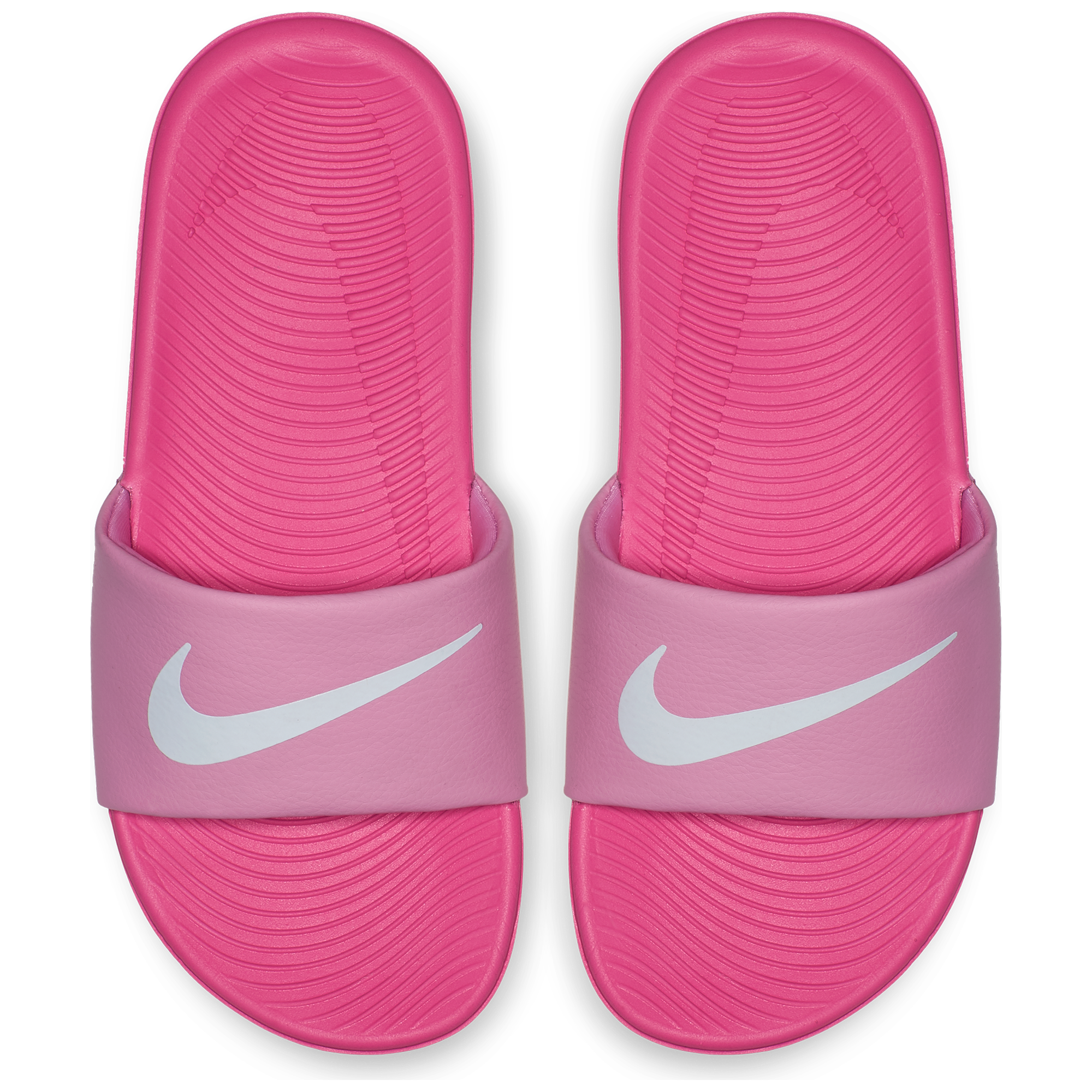 nike kawa slides junior pink