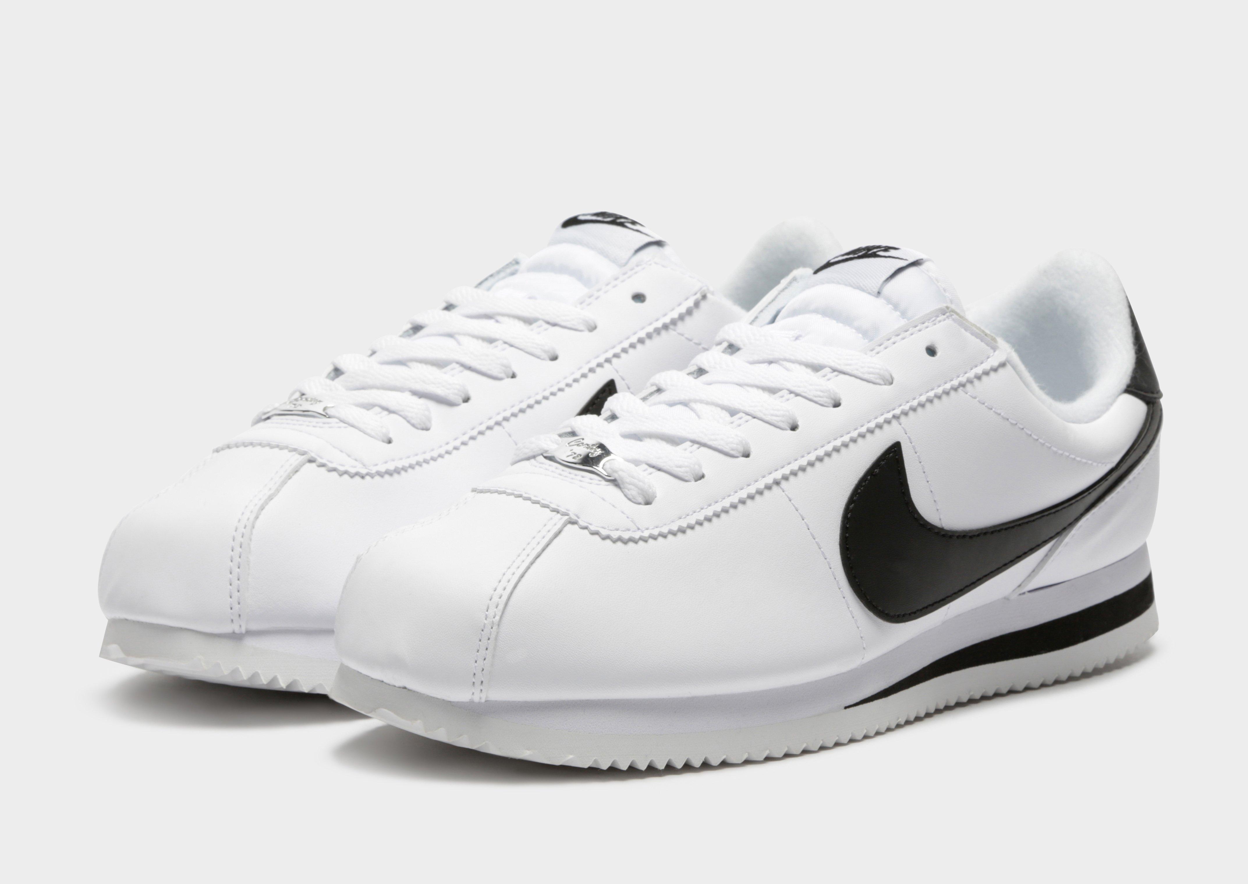 nike cortez grey leather