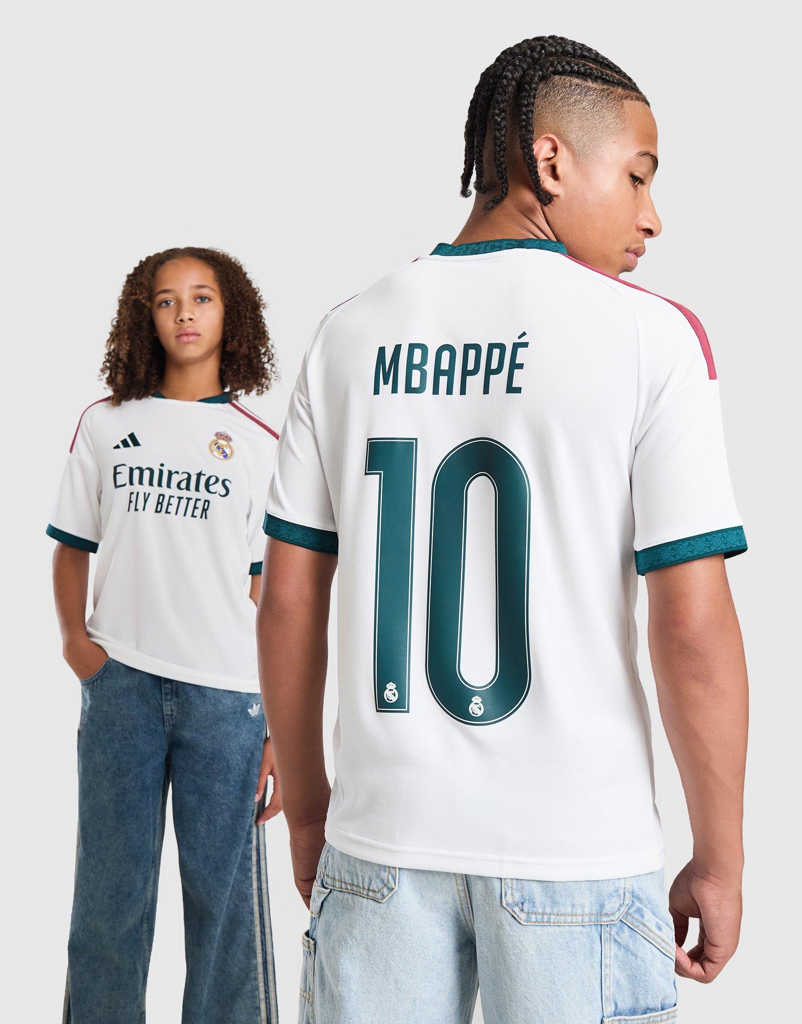 adidas Real Madrid 2026/27 Mbappe #10 Home Shirt Junior