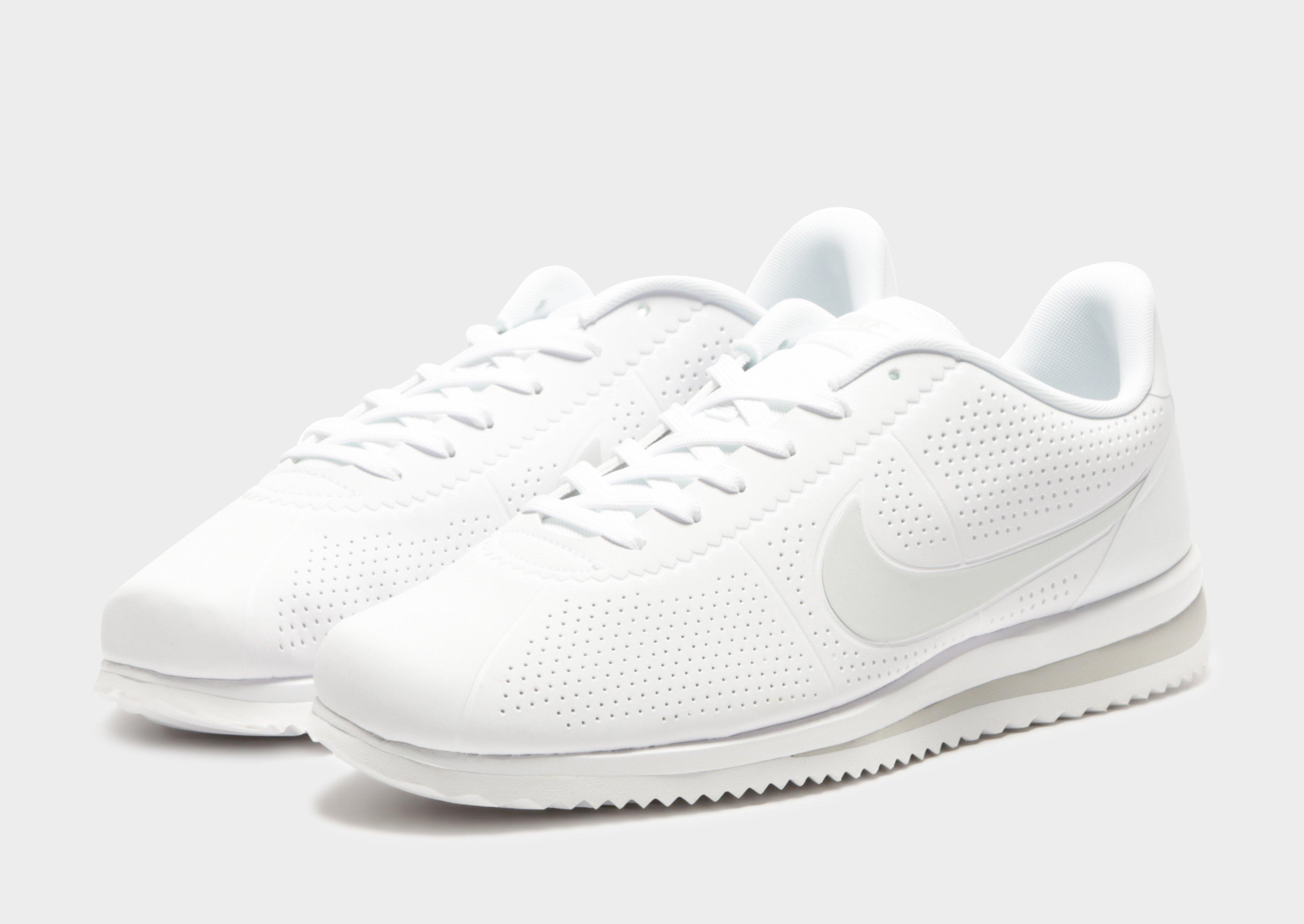 all white nike cortez womens