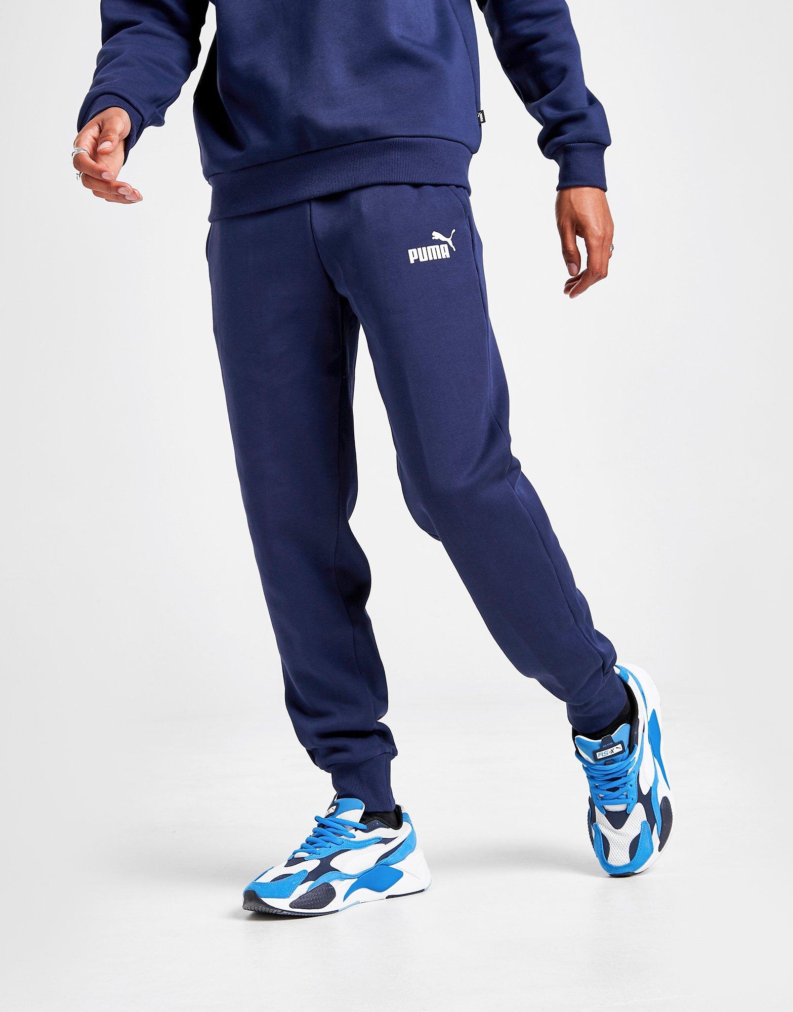 puma core fleece joggers navy