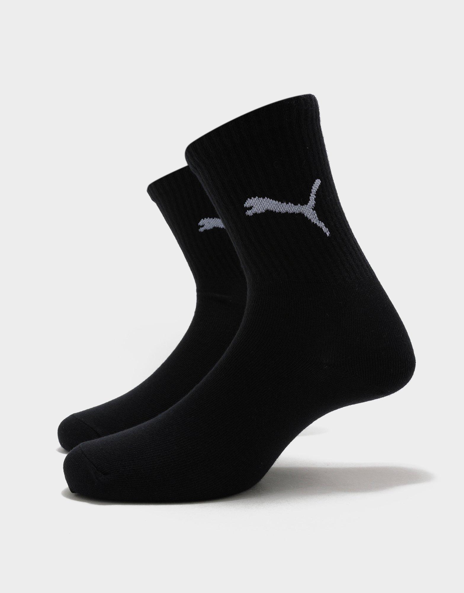 black puma trainer socks