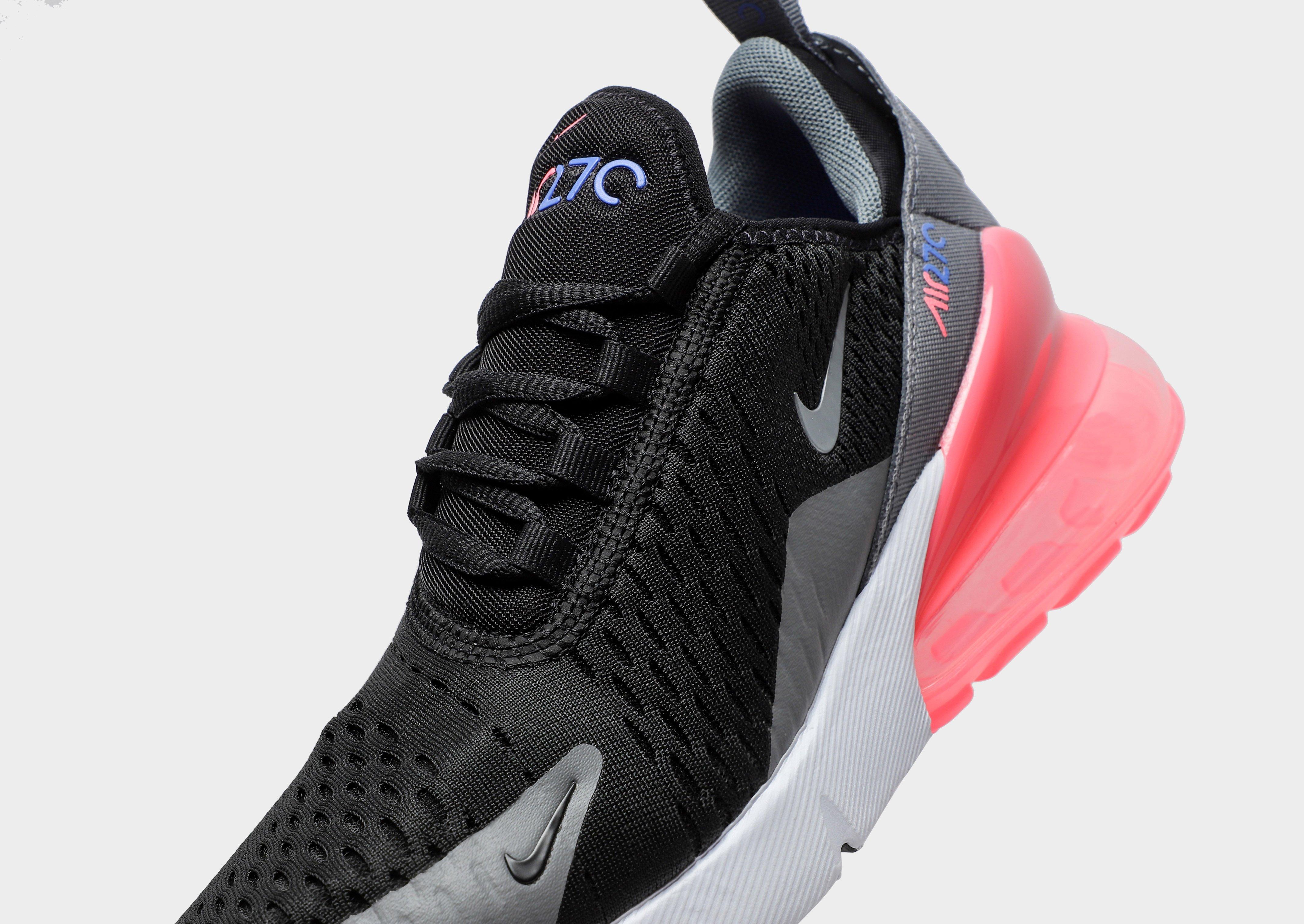 nike 270 junior black and red