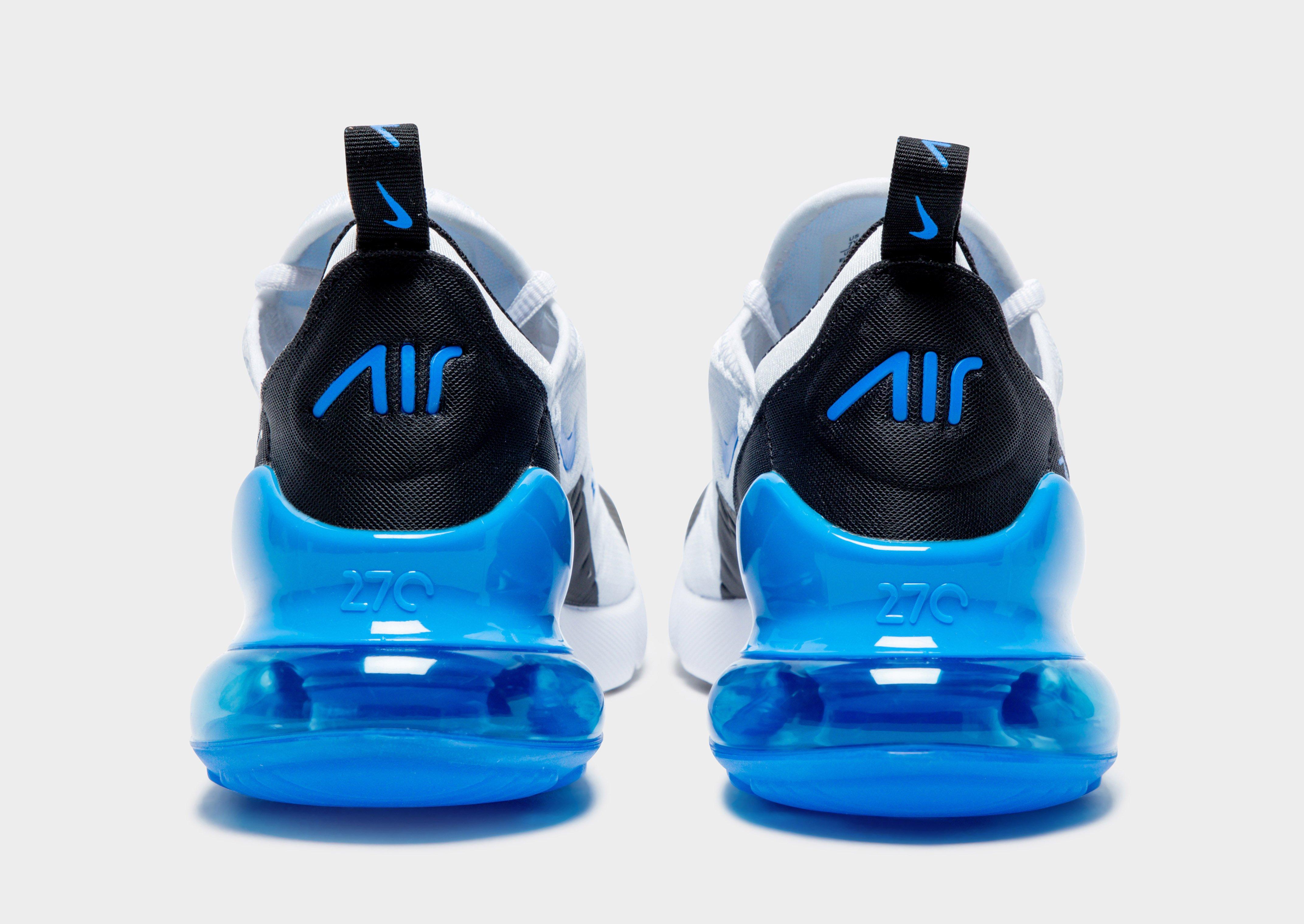 air max 270 white blue