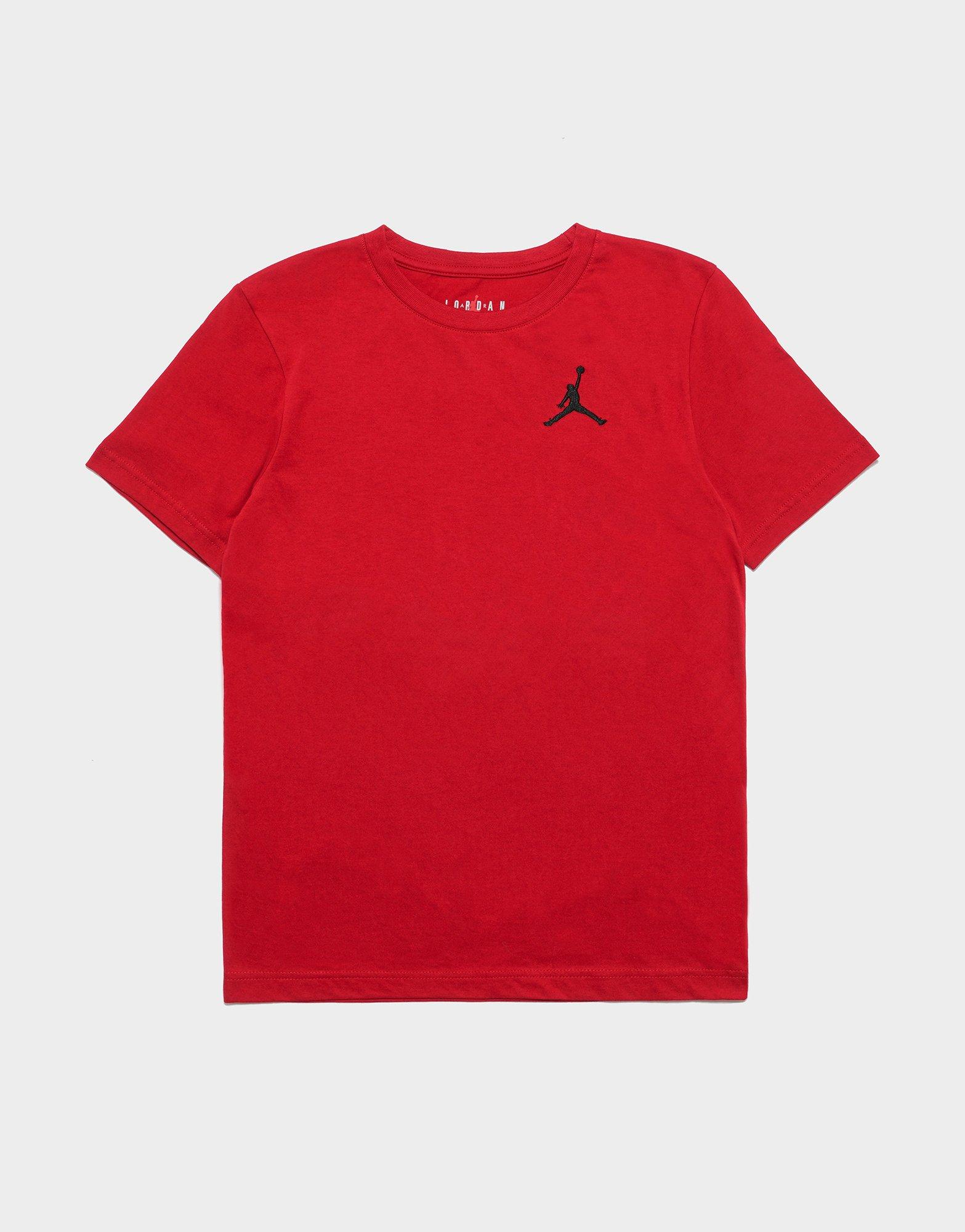 red air jordan shirt