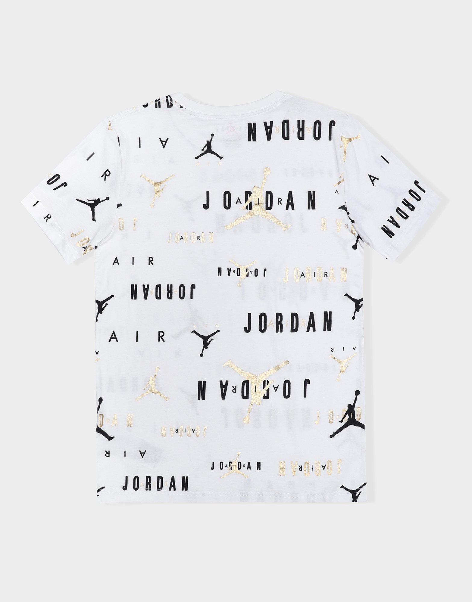 ジョーダン Essentials Print T Shirt White キッズ 人気カラーの