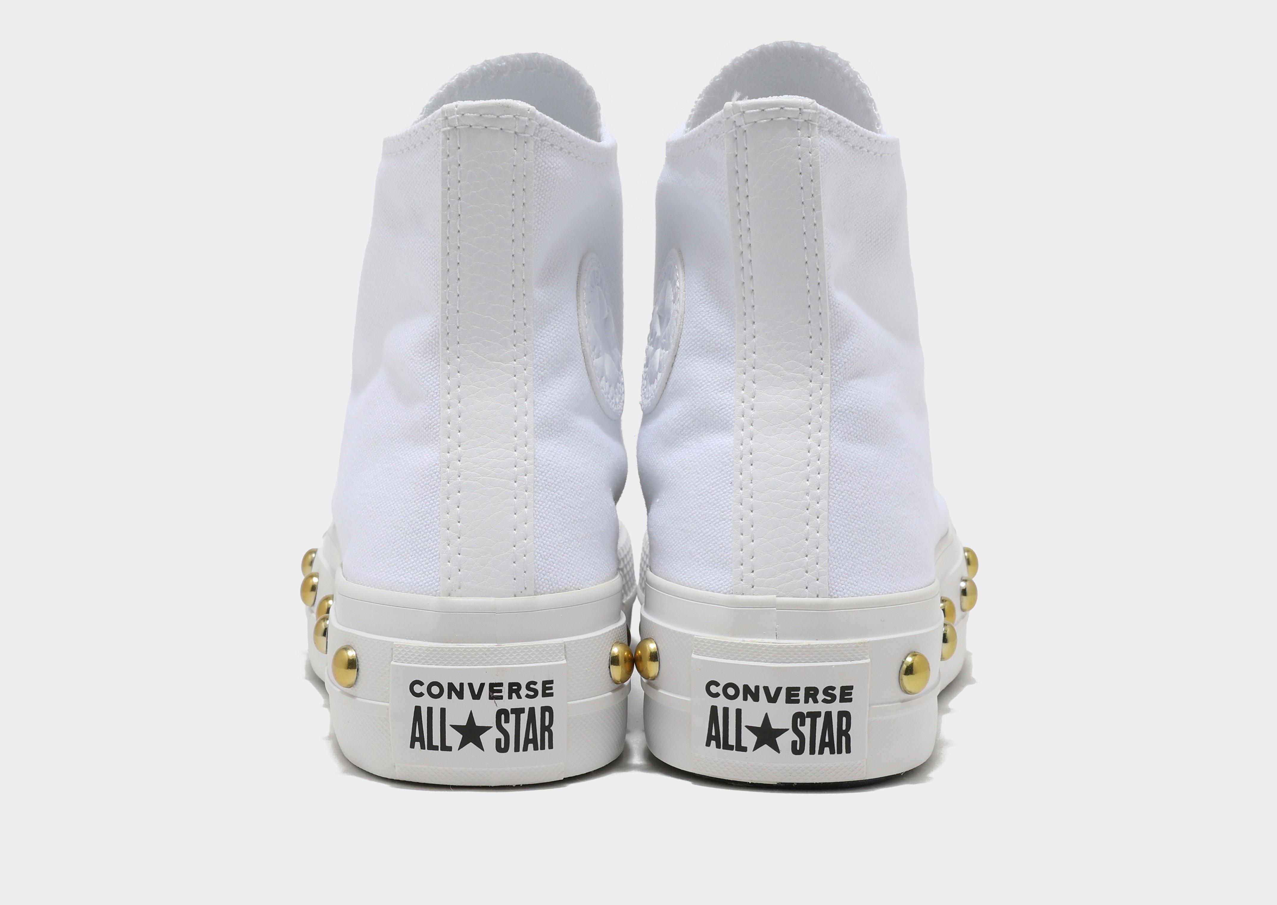 White platform sneakers on sale converse