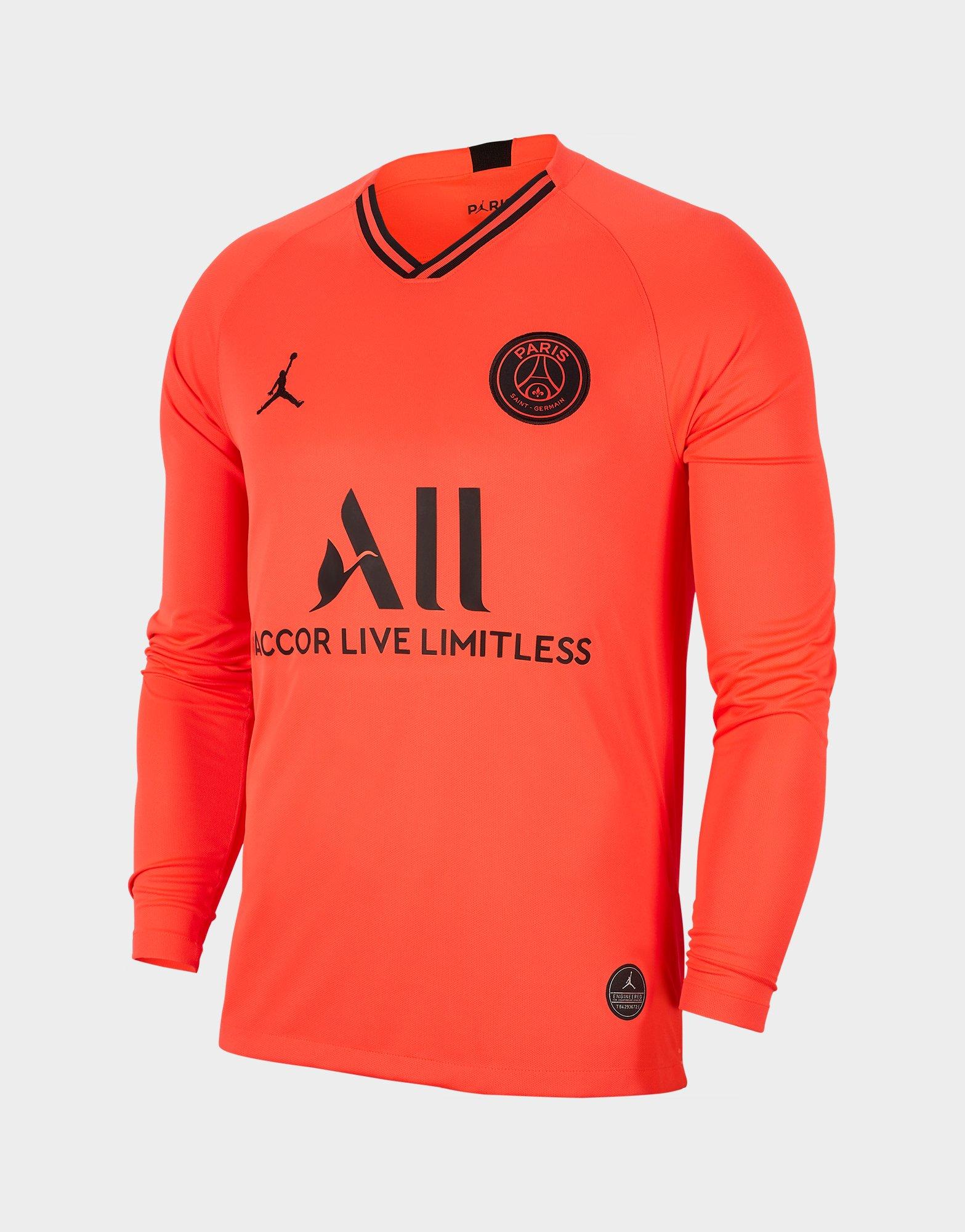 psg long sleeve jersey