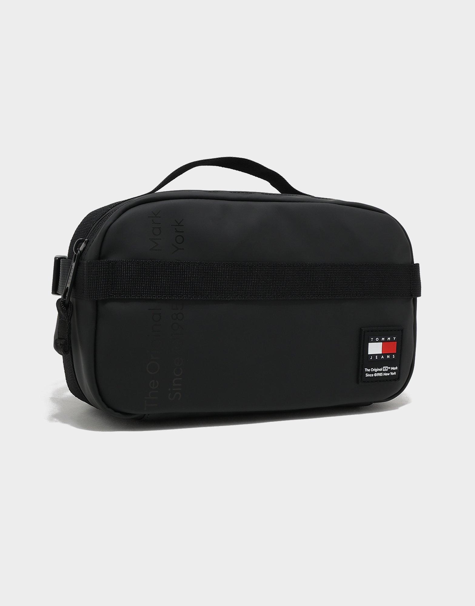 Black Tommy Hilfiger Essential Tonal Logo Small Bum Bag JD Sports