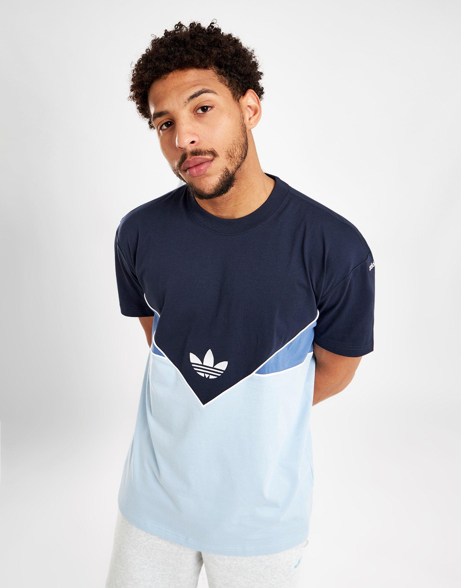 Grey adidas store trefoil t shirt