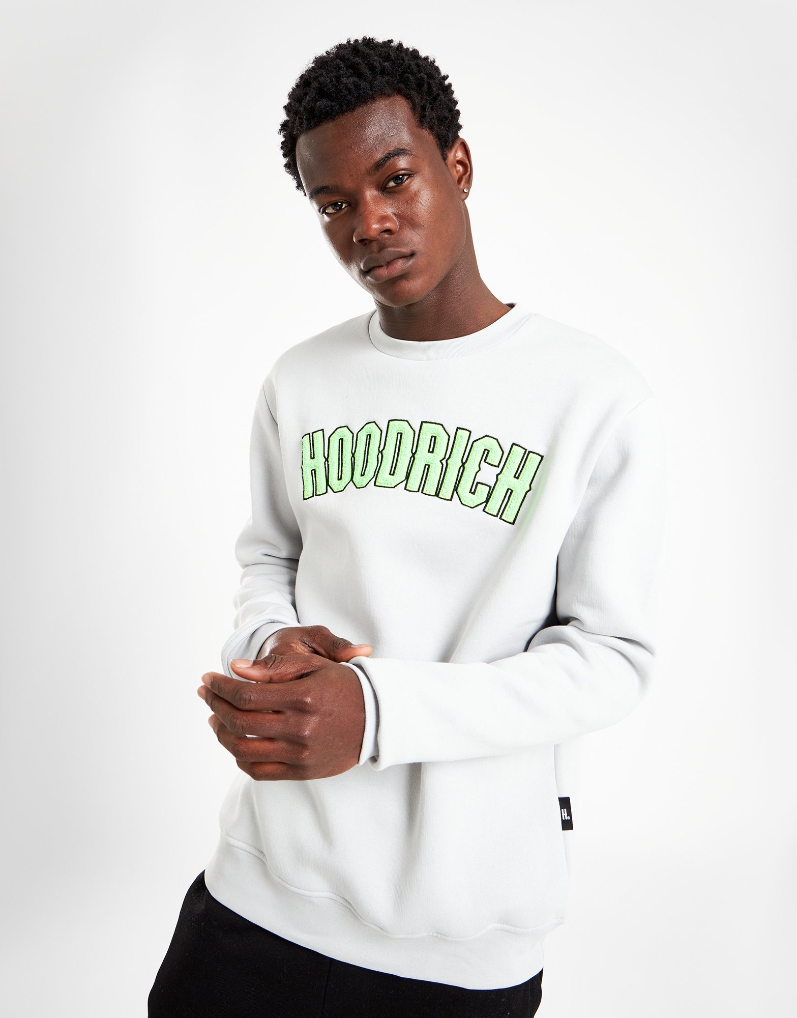 Grey Hoodrich Kraze Crop Hoodie