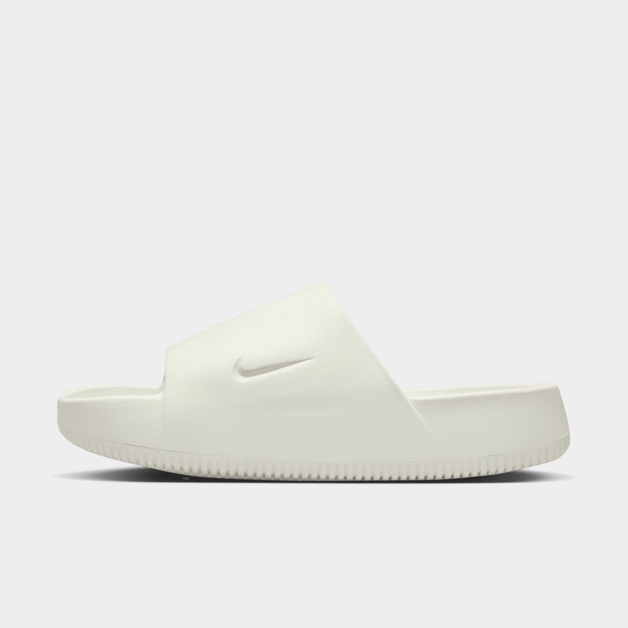 Nike benassi best sale sliders white