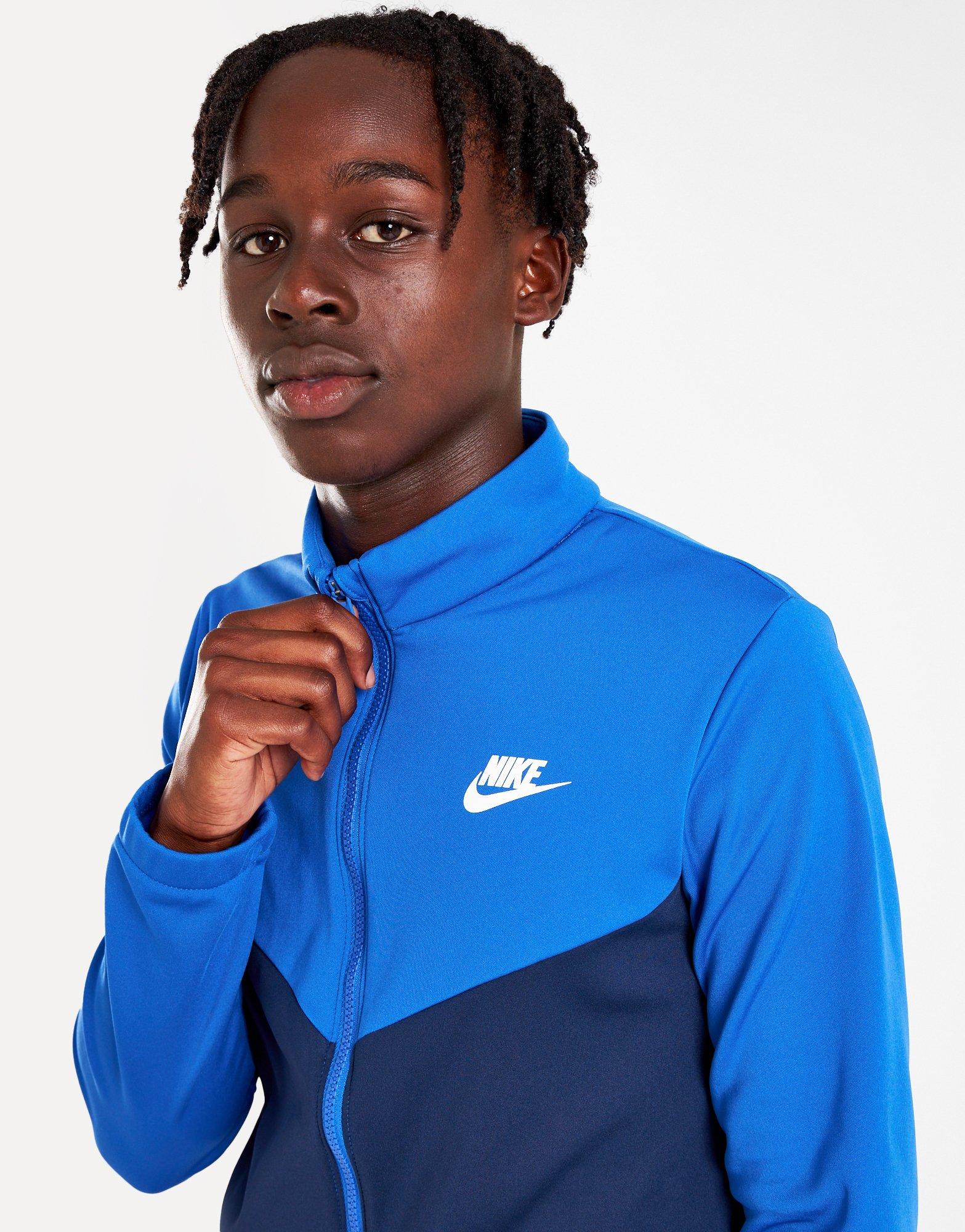 Blue nike cheap tracksuit jd