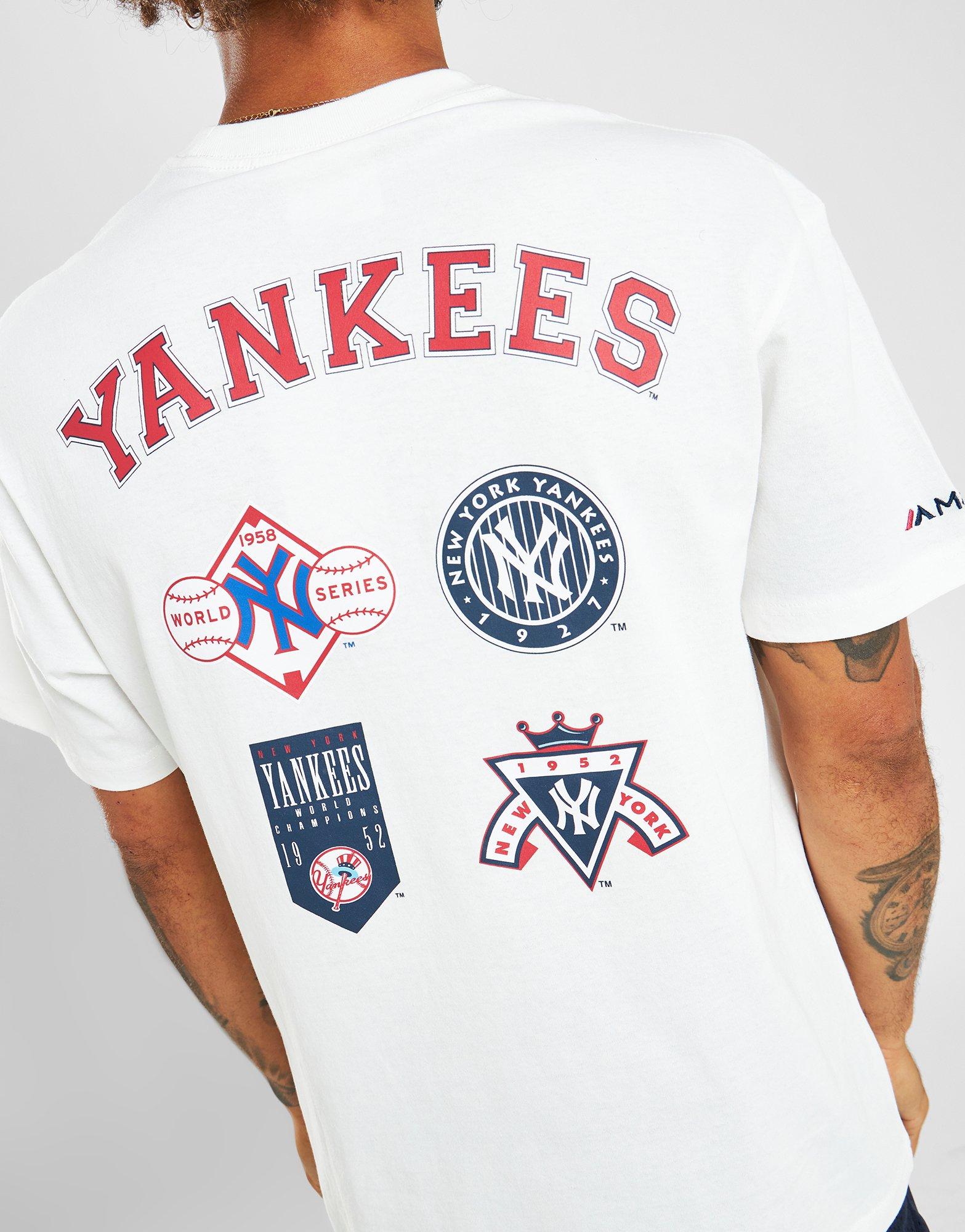 Mitchell & Ness x MLB New York Yankees World Series White T-Shirt