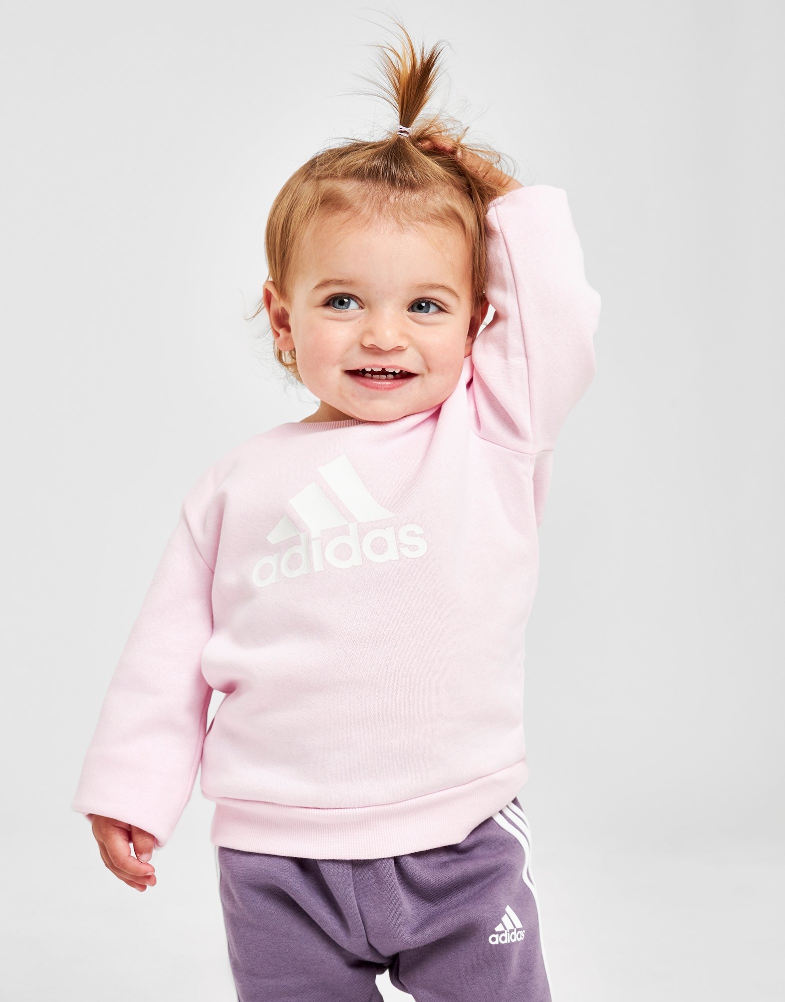 pink adidas tracksuit set