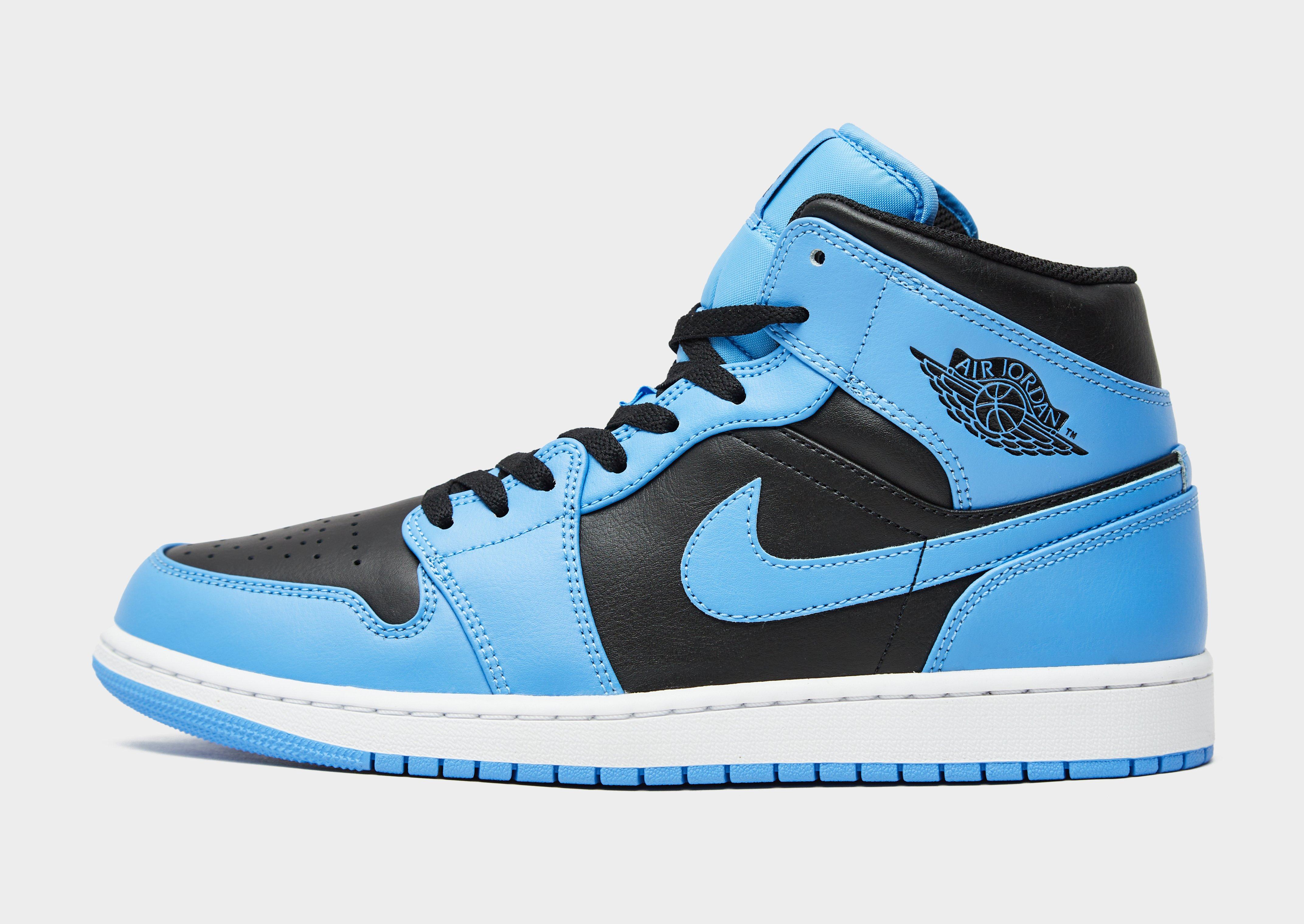 Blue Jordan Air 1 Mid - JD Sports