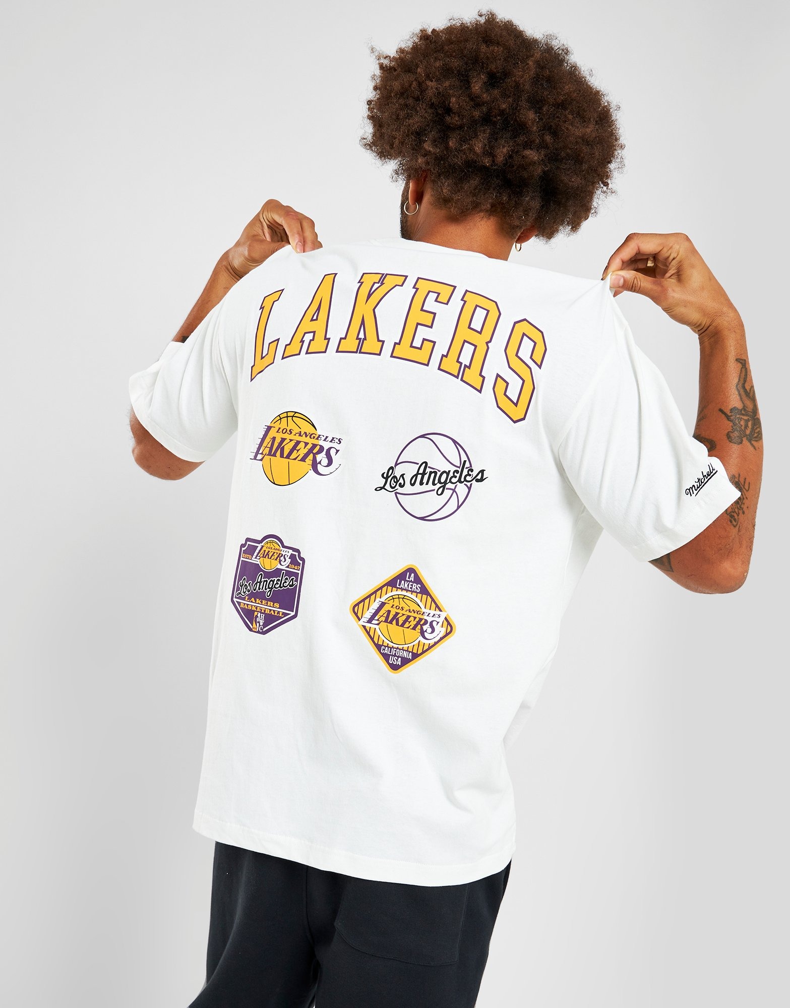 T-shirts Mitchell & Ness NBA Merch Take Out Tee Los Angeles