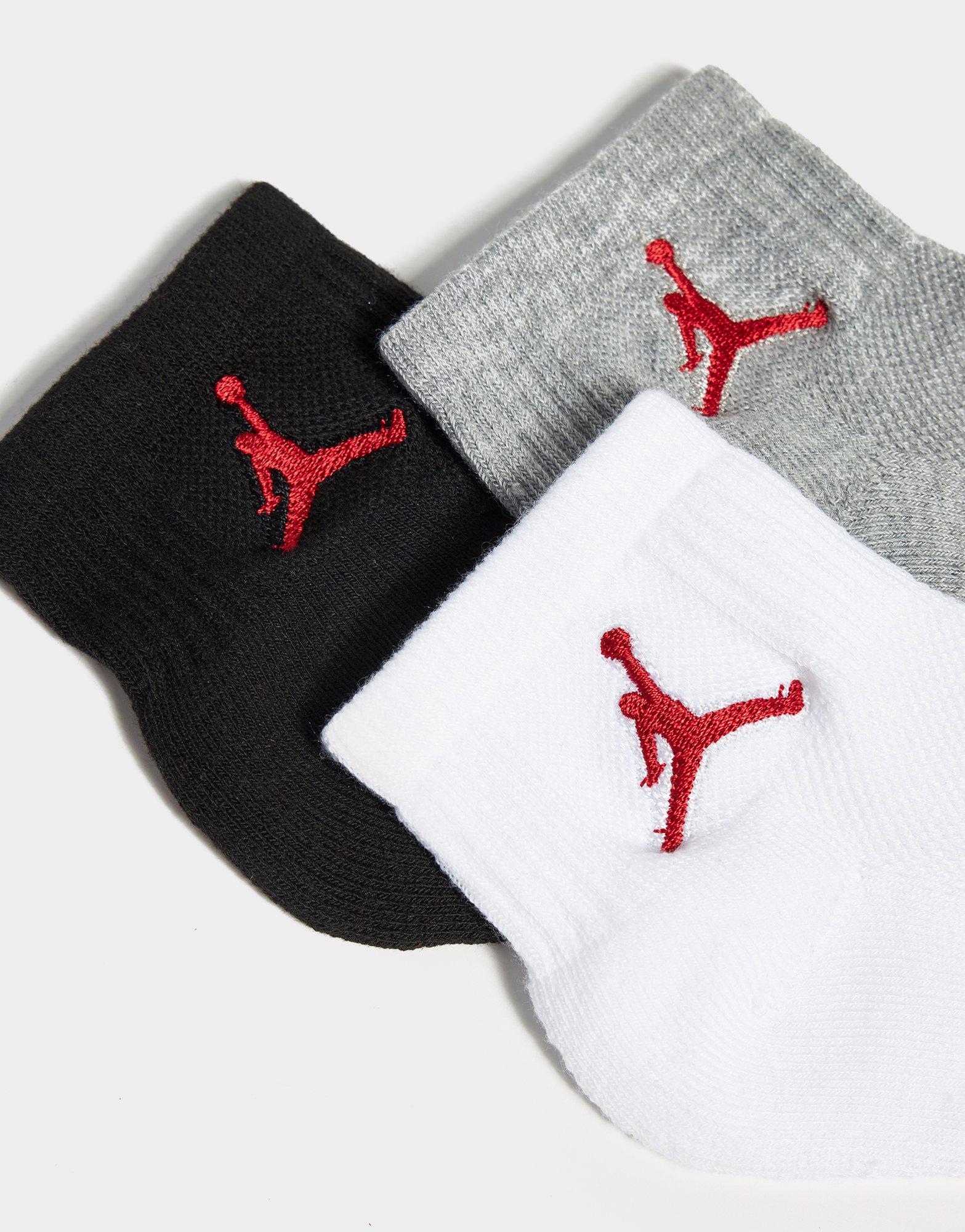 Jordan Ankle Socks 10C-3Y 3 Pack