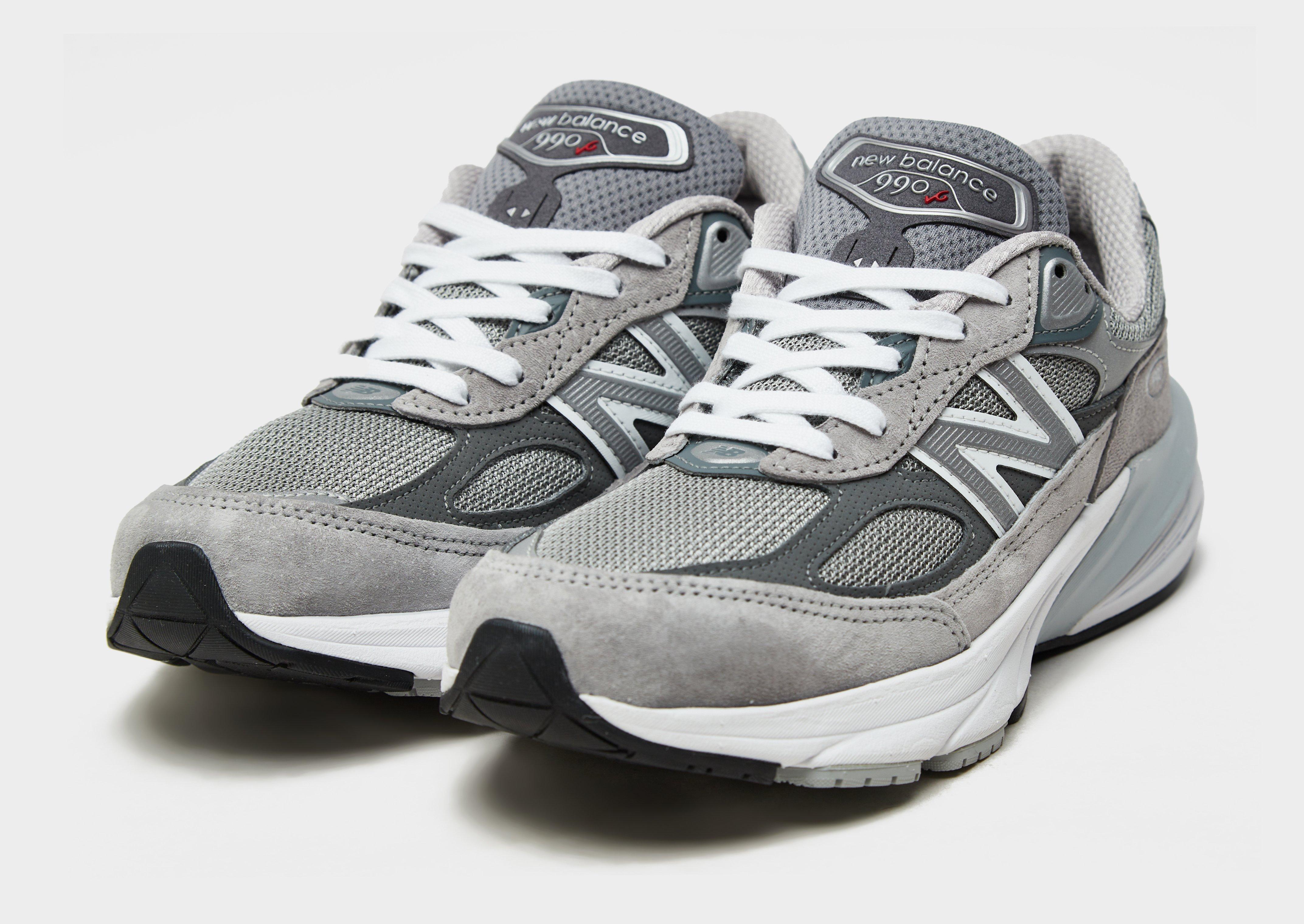 Grey New Balance 990 v6 