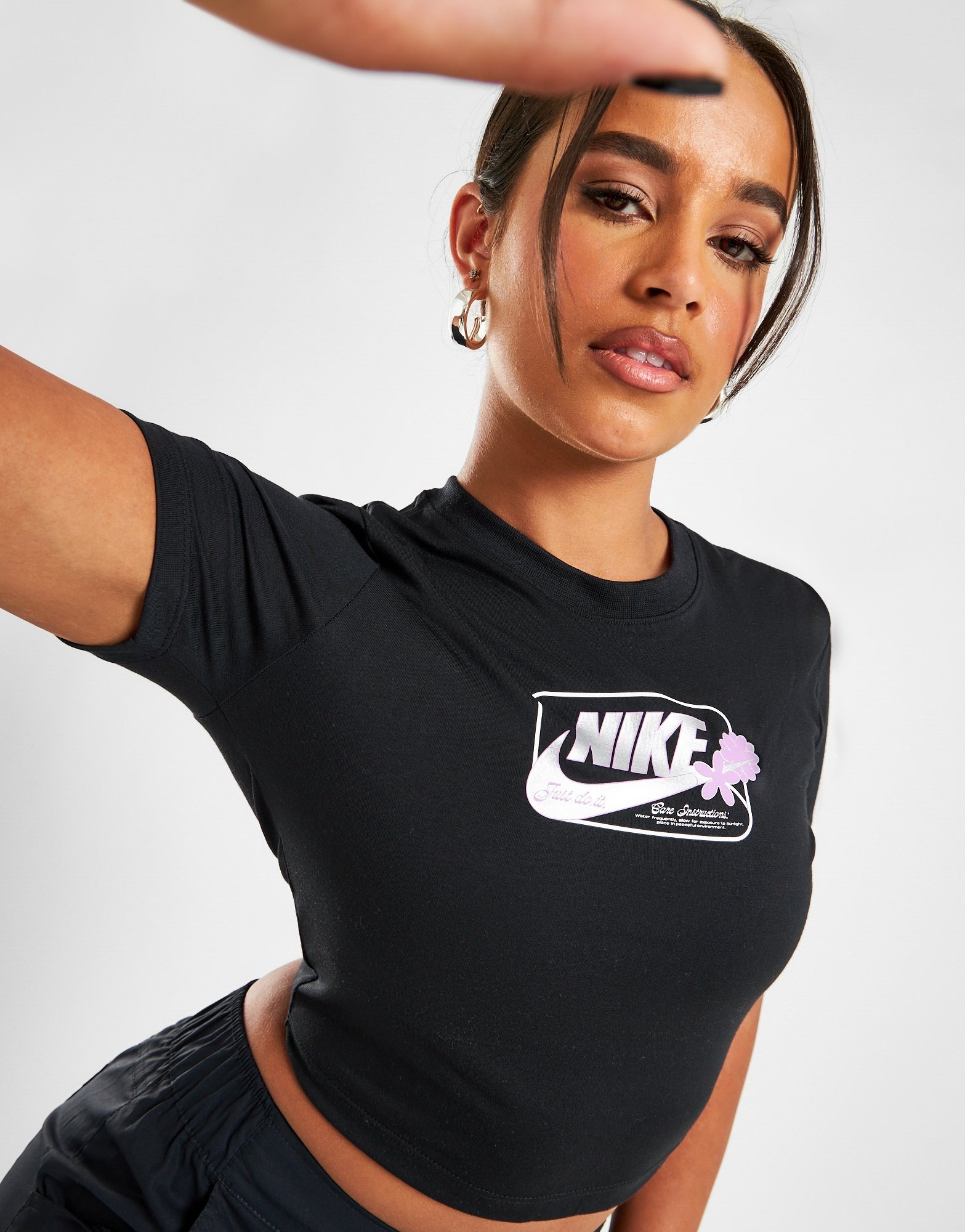 Nike Slim Cropped T-Shirt - JD Sports