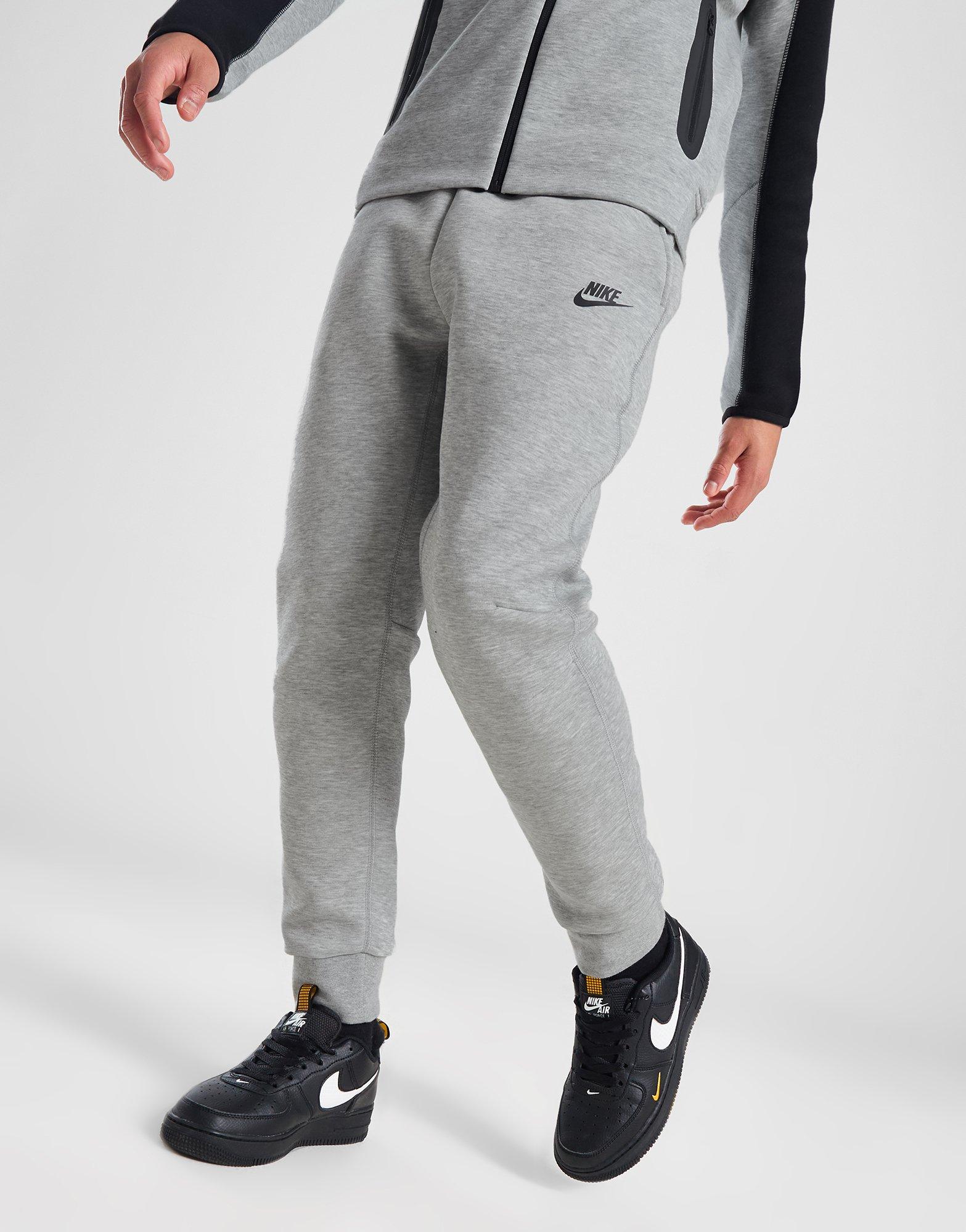 Grey Nike Tech Fleece Joggers Junior s JD Sports