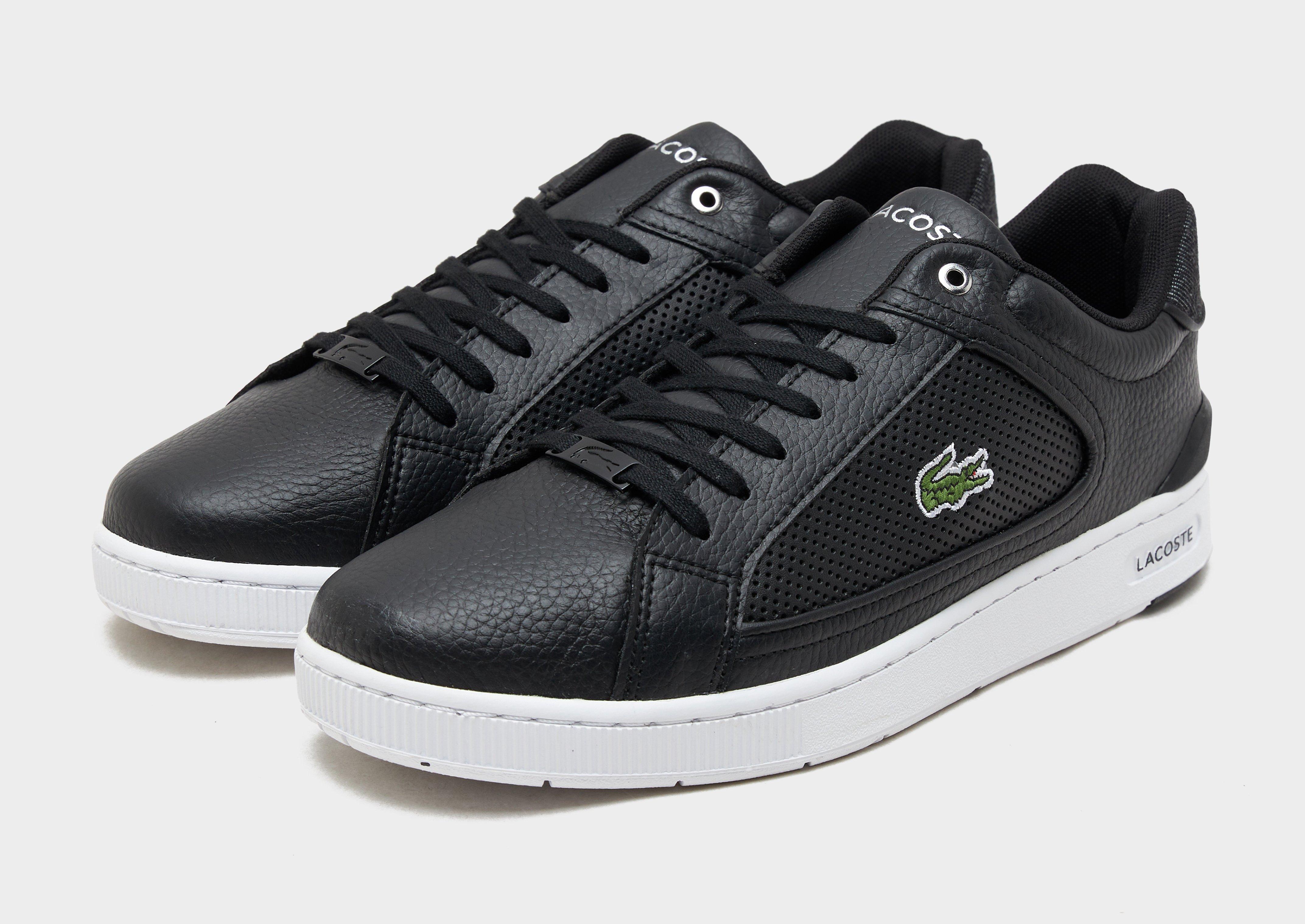 Lacoste deviation hot sale leather black