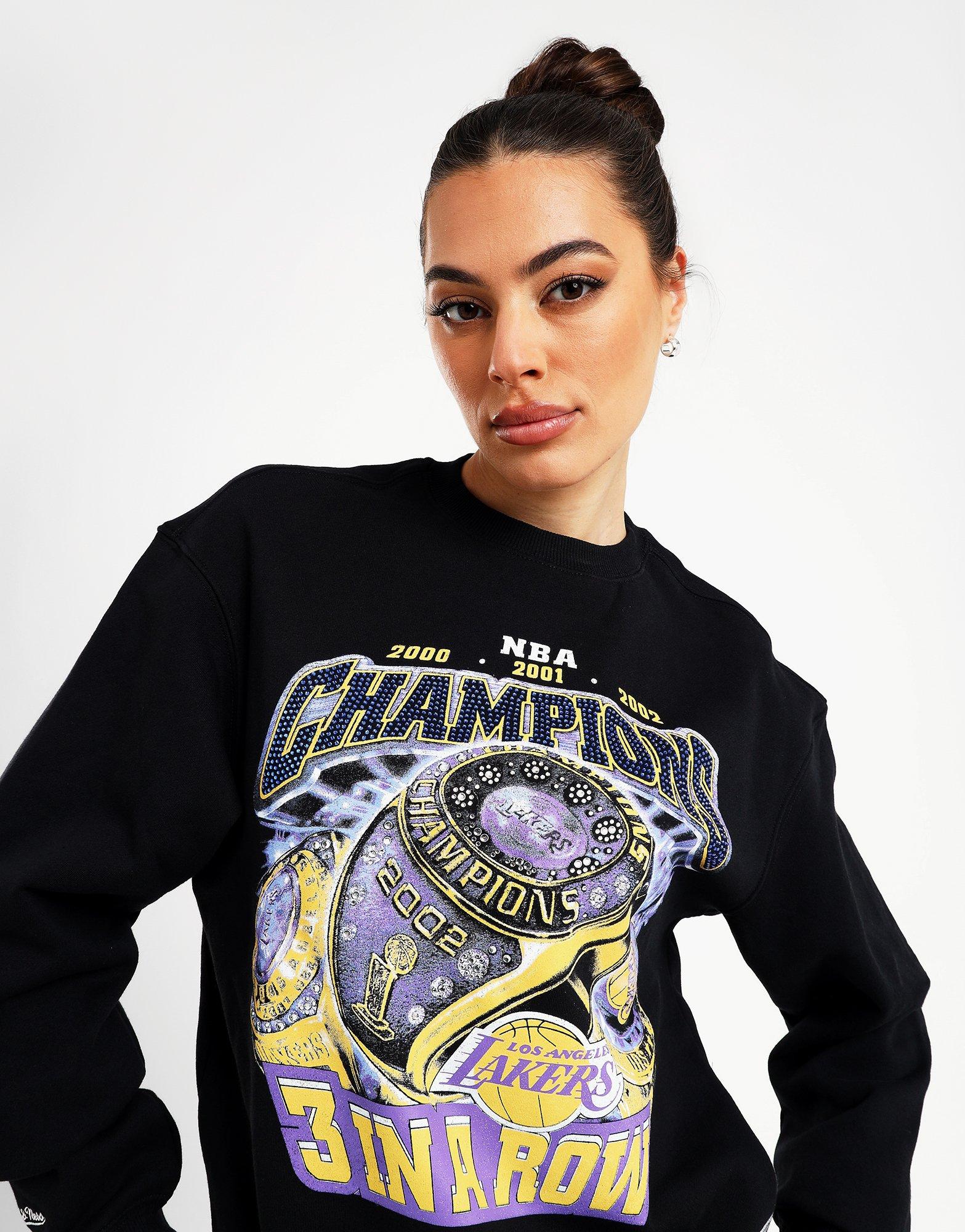 Mitchell & Ness Los Angeles Lakers 3-Peat T-Shirt Black