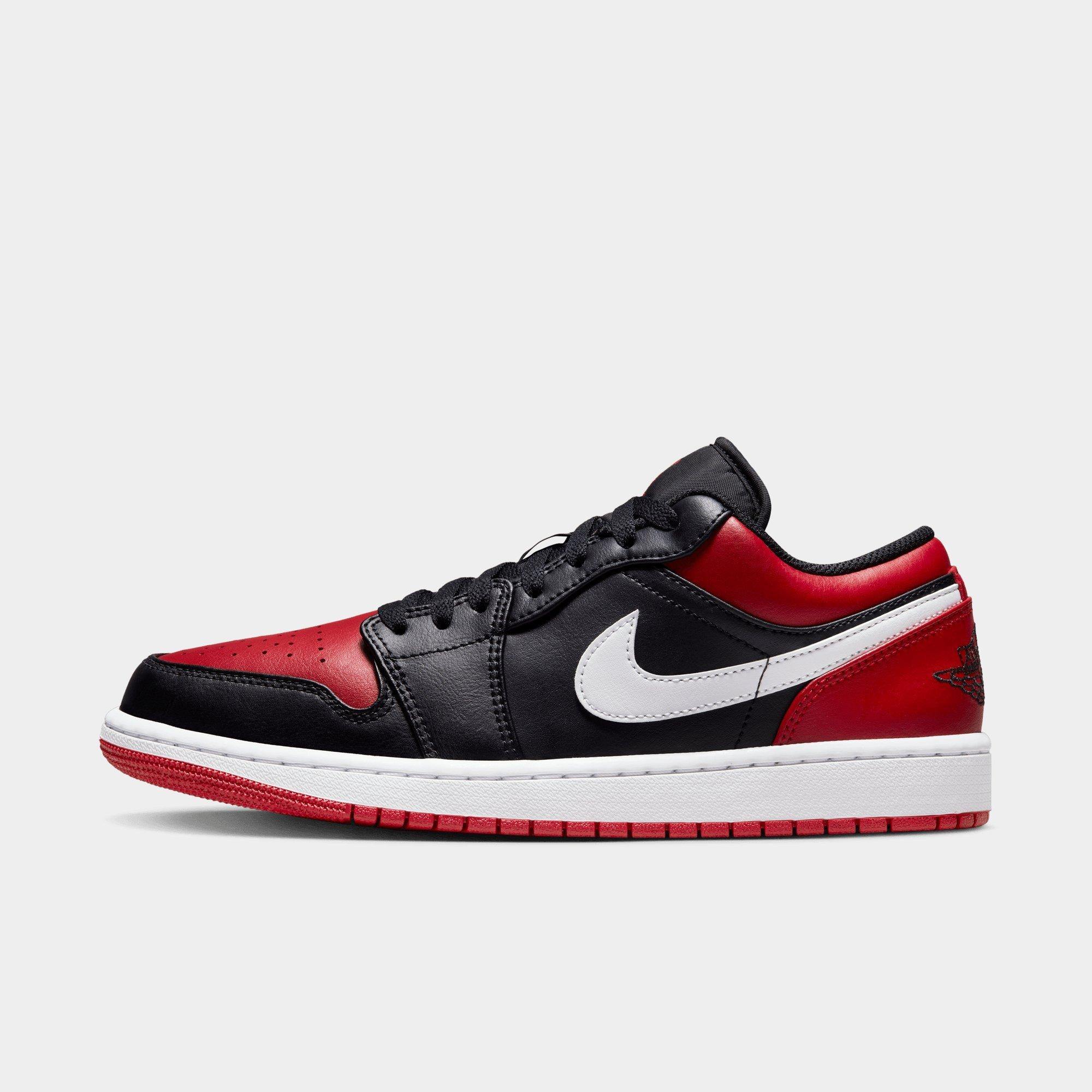 Black Jordan Air 1 Low Alternate Bred Toe - JD Sports