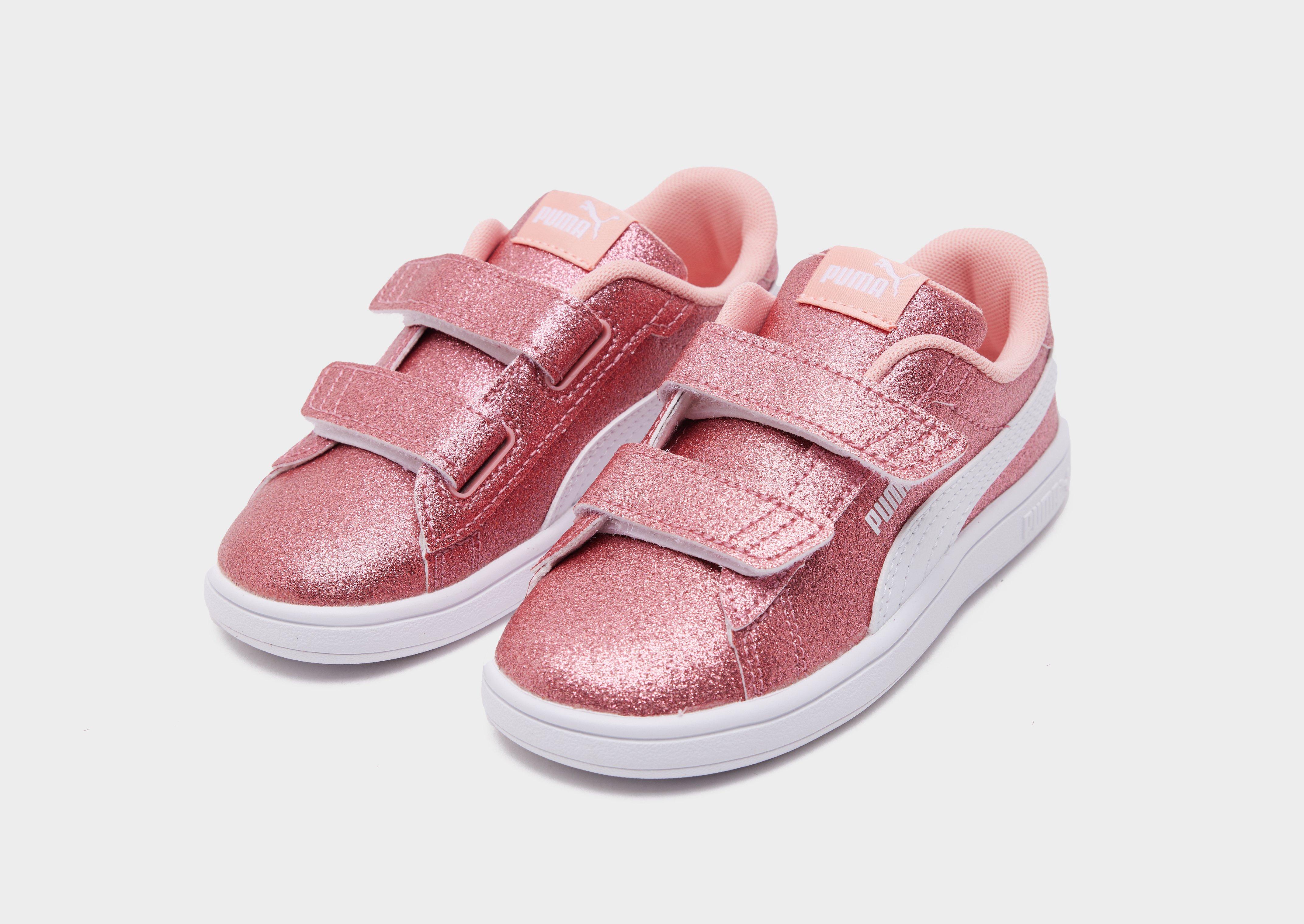 Pink PUMA Smash Glitz Infant s JD Sports