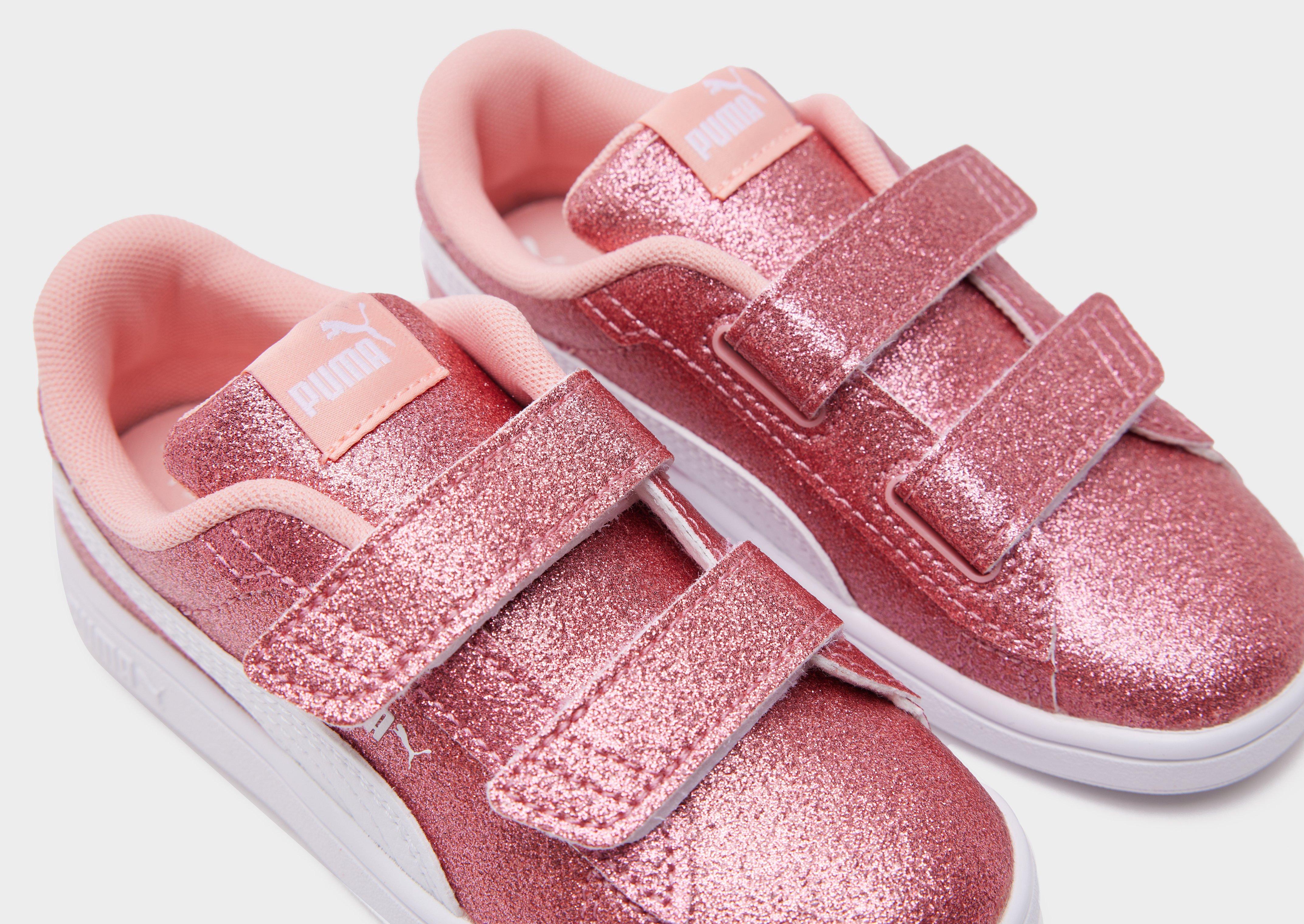 Pink PUMA Smash Glitz Infant s JD Sports